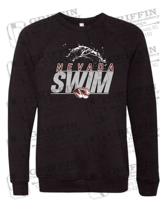 Sponge Fleece Sweatshirt - Swimming - Nevada Tigers 23-W