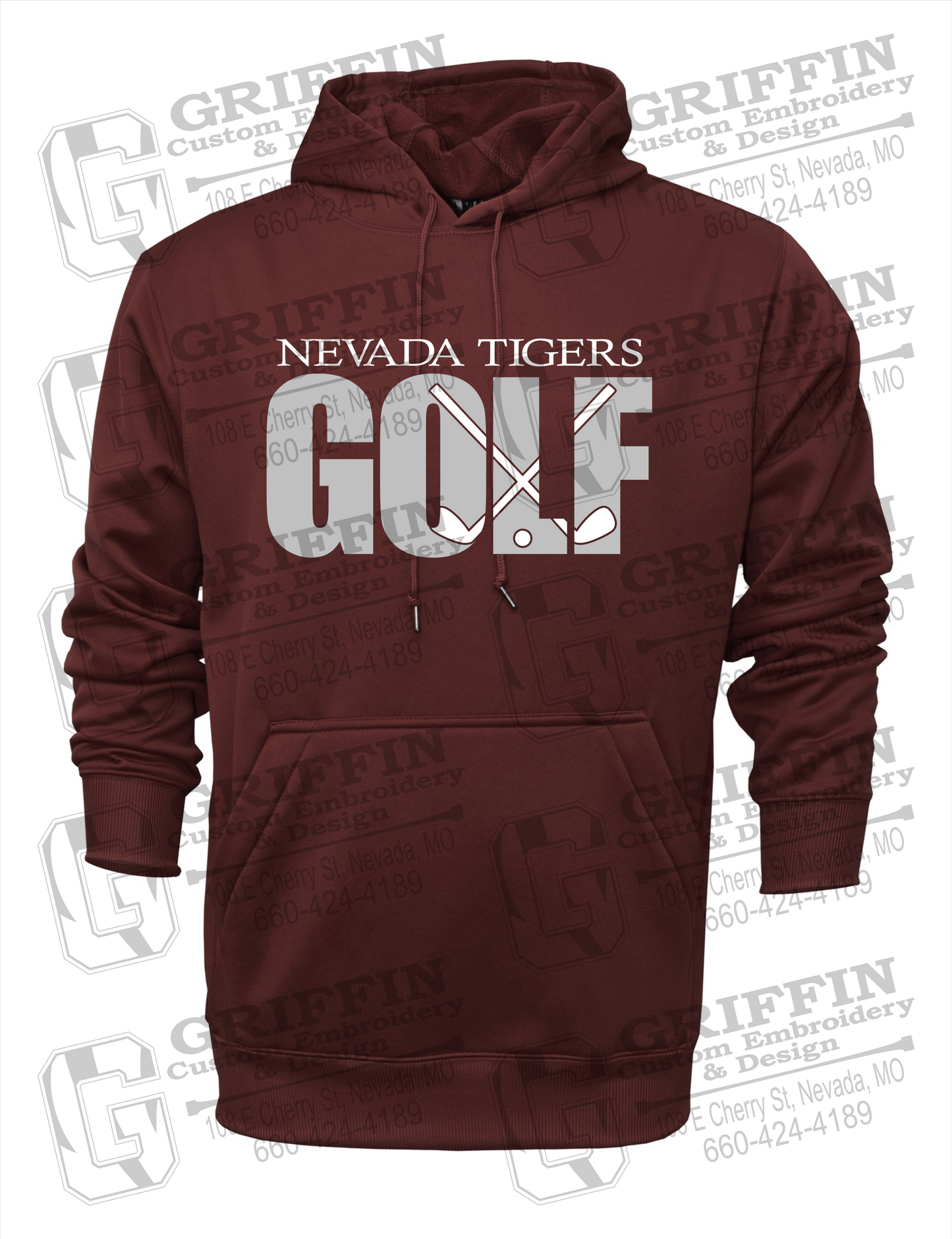 Nevada Tigers 23-Y Hoodie - Golf