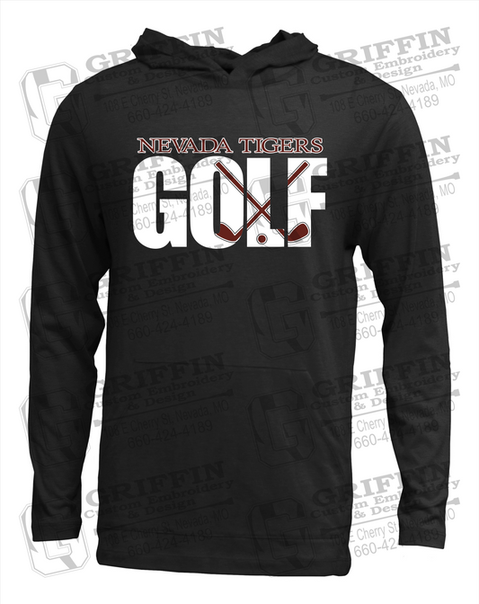 Soft-Tek T-Shirt Hoodie - Golf - Nevada Tigers 23-Y