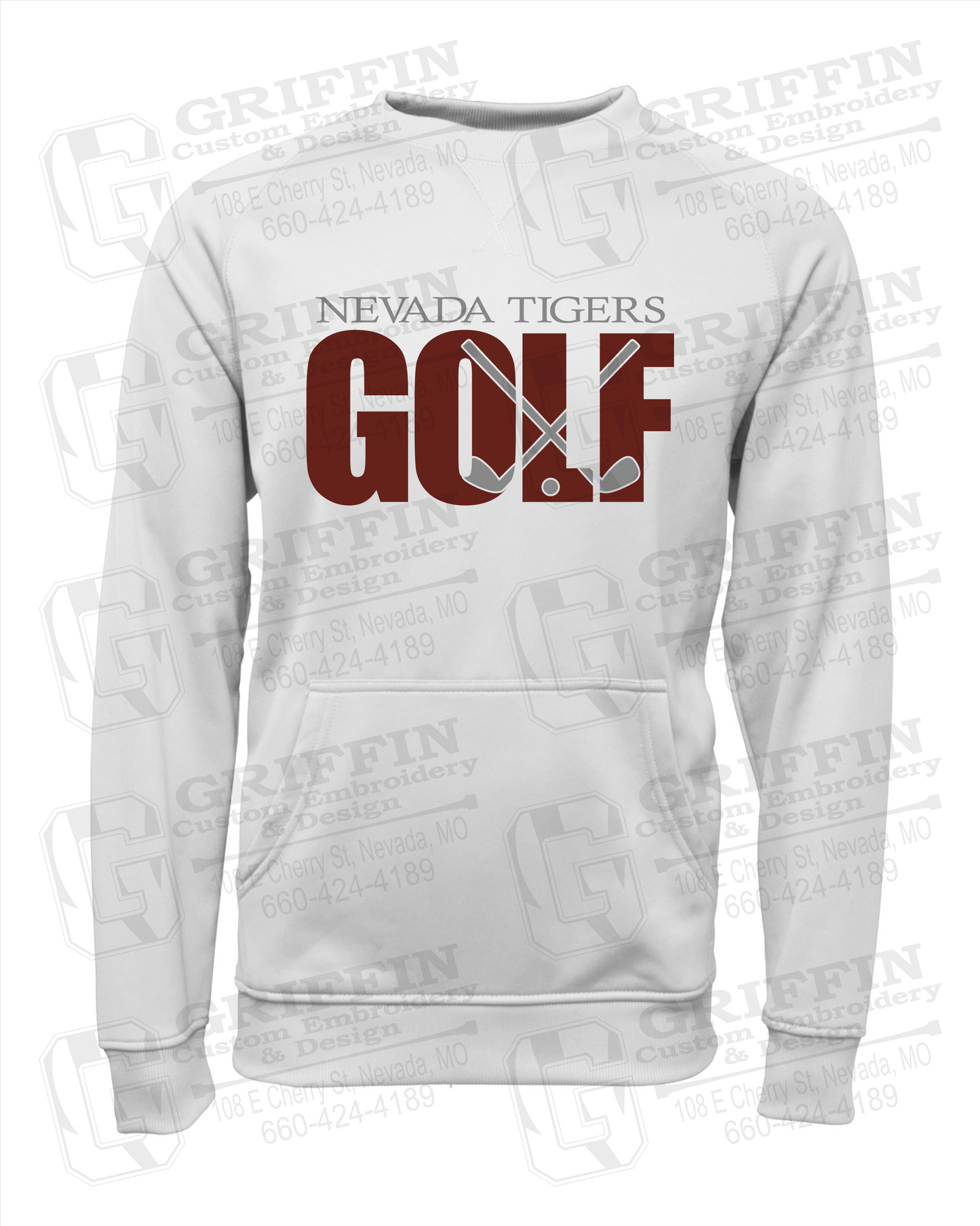 Nevada Tigers 23-Y Youth Sweatshirt - Golf