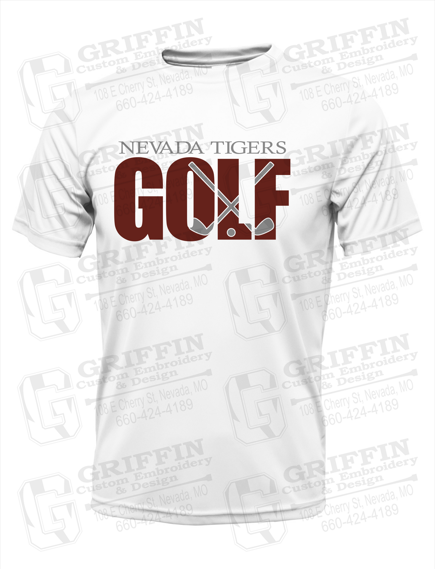 Nevada Tigers 23-Y Dry-Fit T-Shirt - Golf