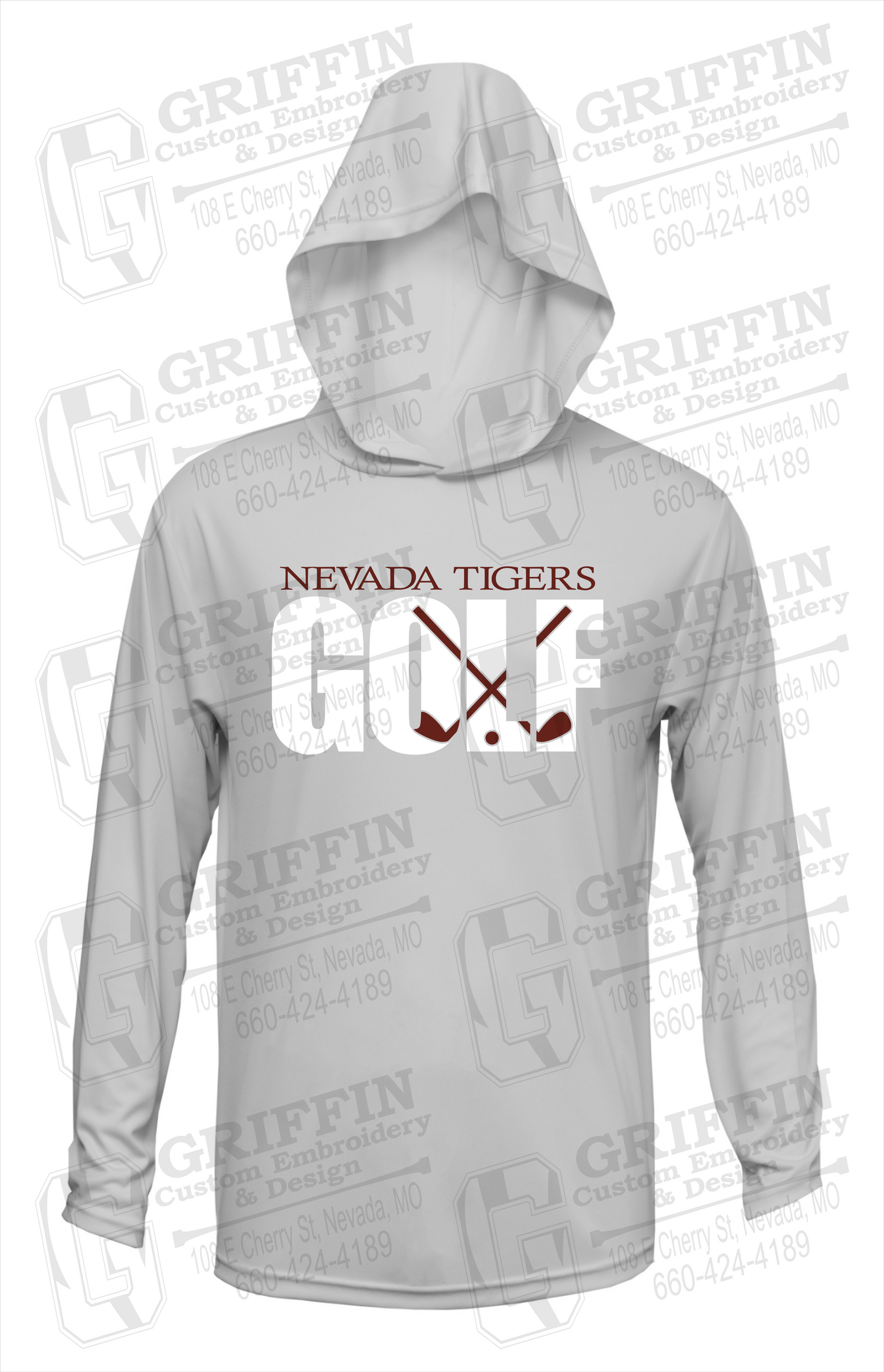 Dry-Fit T-Shirt Hoodie - Golf - Nevada Tigers 23-Y