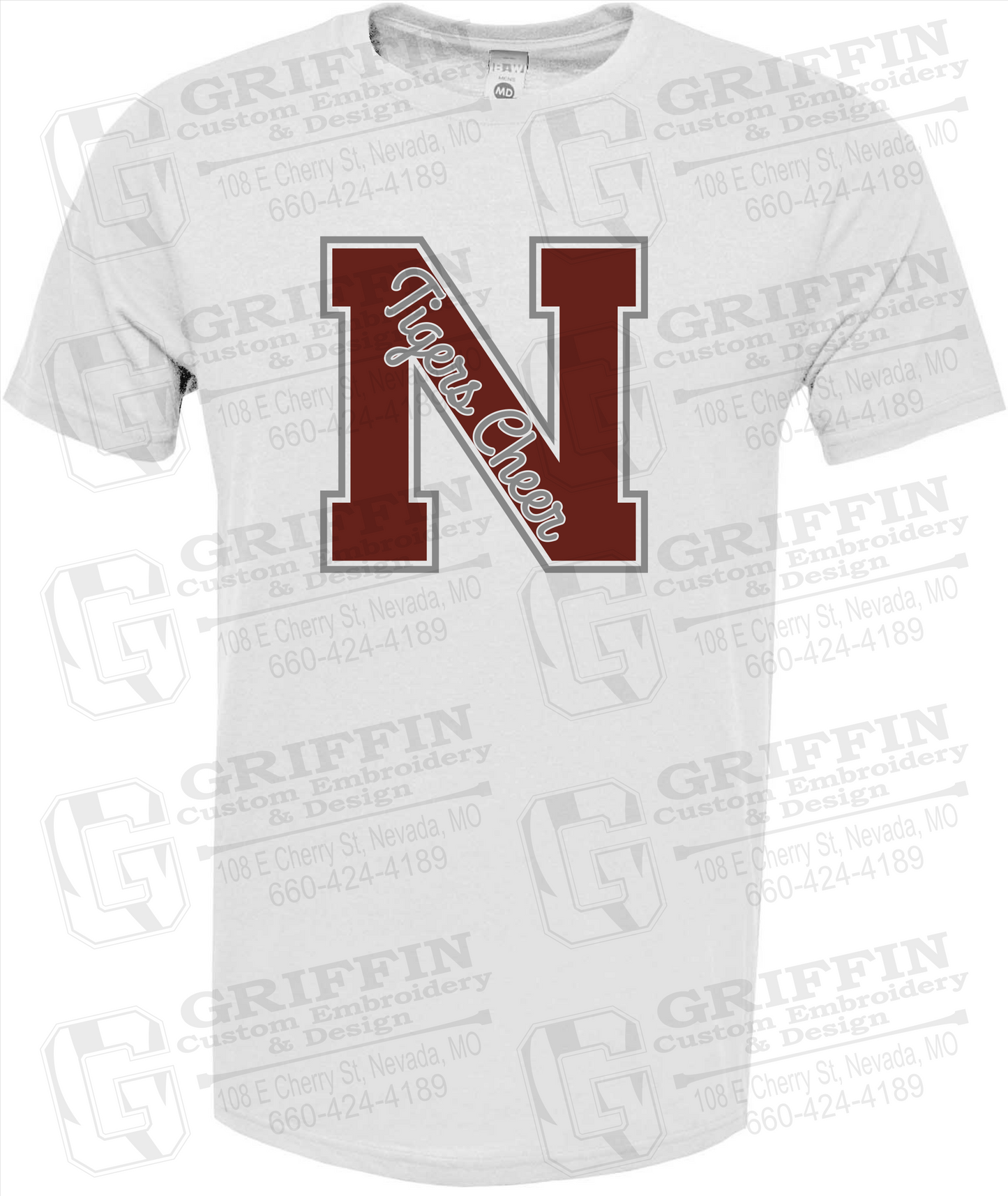 Nevada Tigers 23-Z Short Sleeve T-Shirt - Cheer