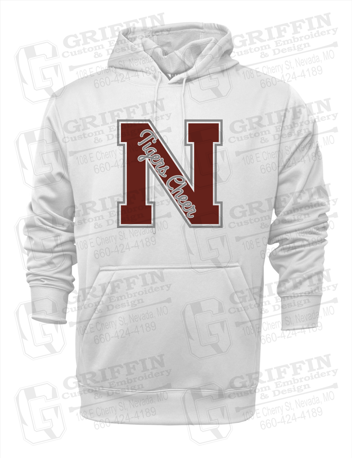 Nevada Tigers 23-Z Hoodie - Cheer