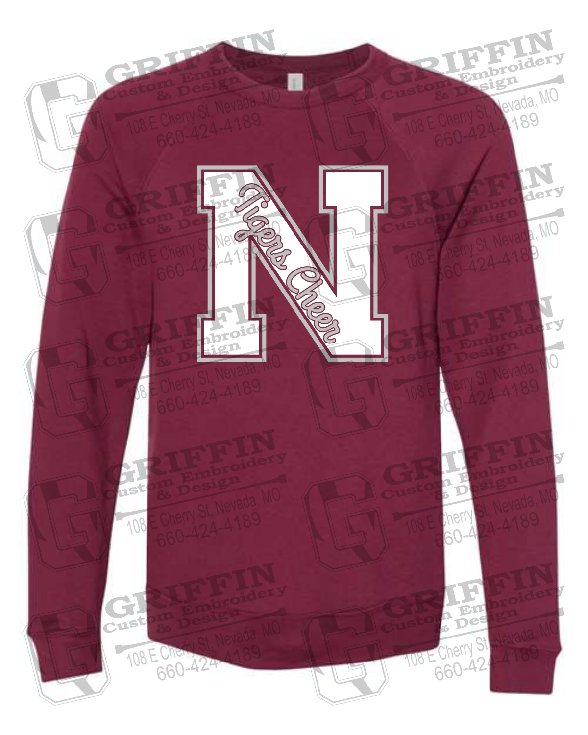 Sponge Fleece Sweatshirt - Cheer - Nevada Tigers 23-Z