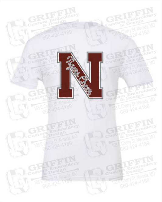 Nevada Tigers 23-Z 100% Cotton Short Sleeve T-Shirt - Cheer
