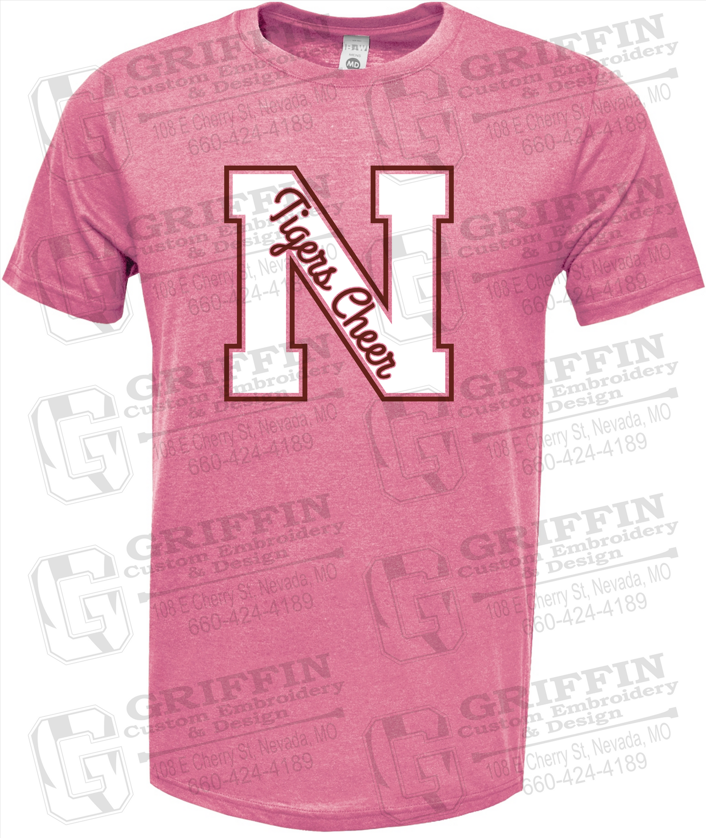 Nevada Tigers 23-Z Short Sleeve T-Shirt - Cheer