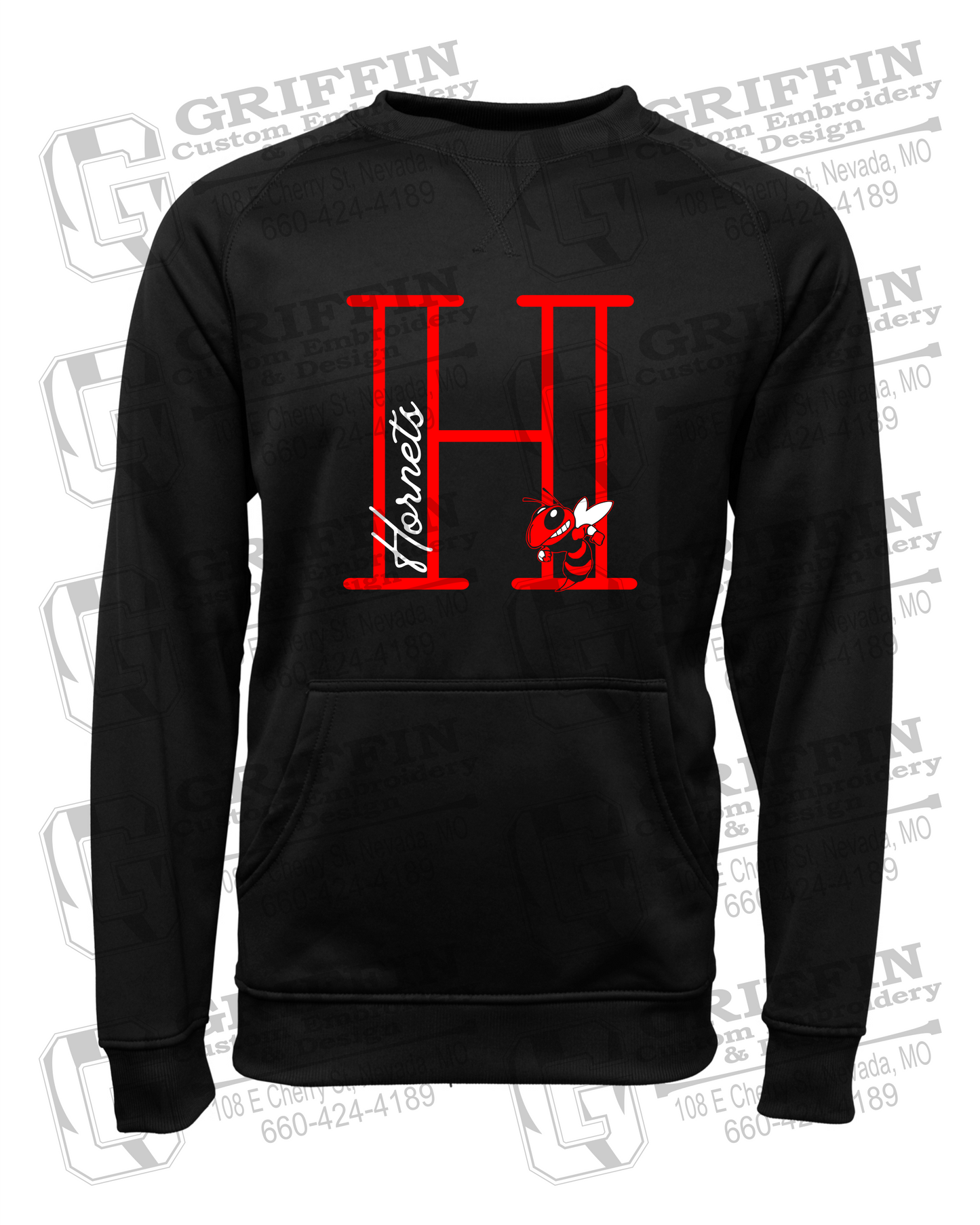 Performance Fleece Sweatshirt - Hume Hornets 24-A