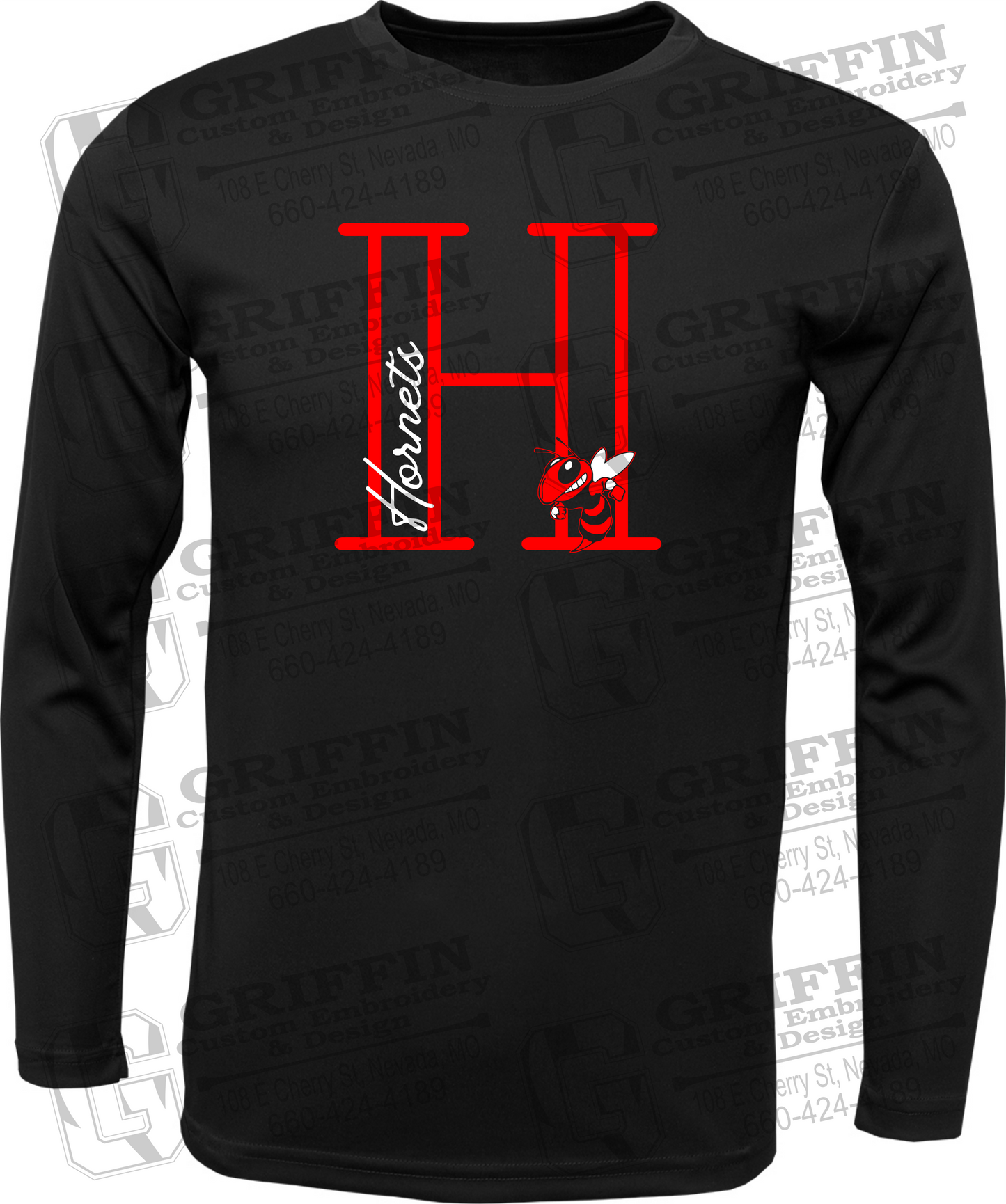 Dry-Fit Long Sleeve T-Shirt - Hume Hornets 24-A