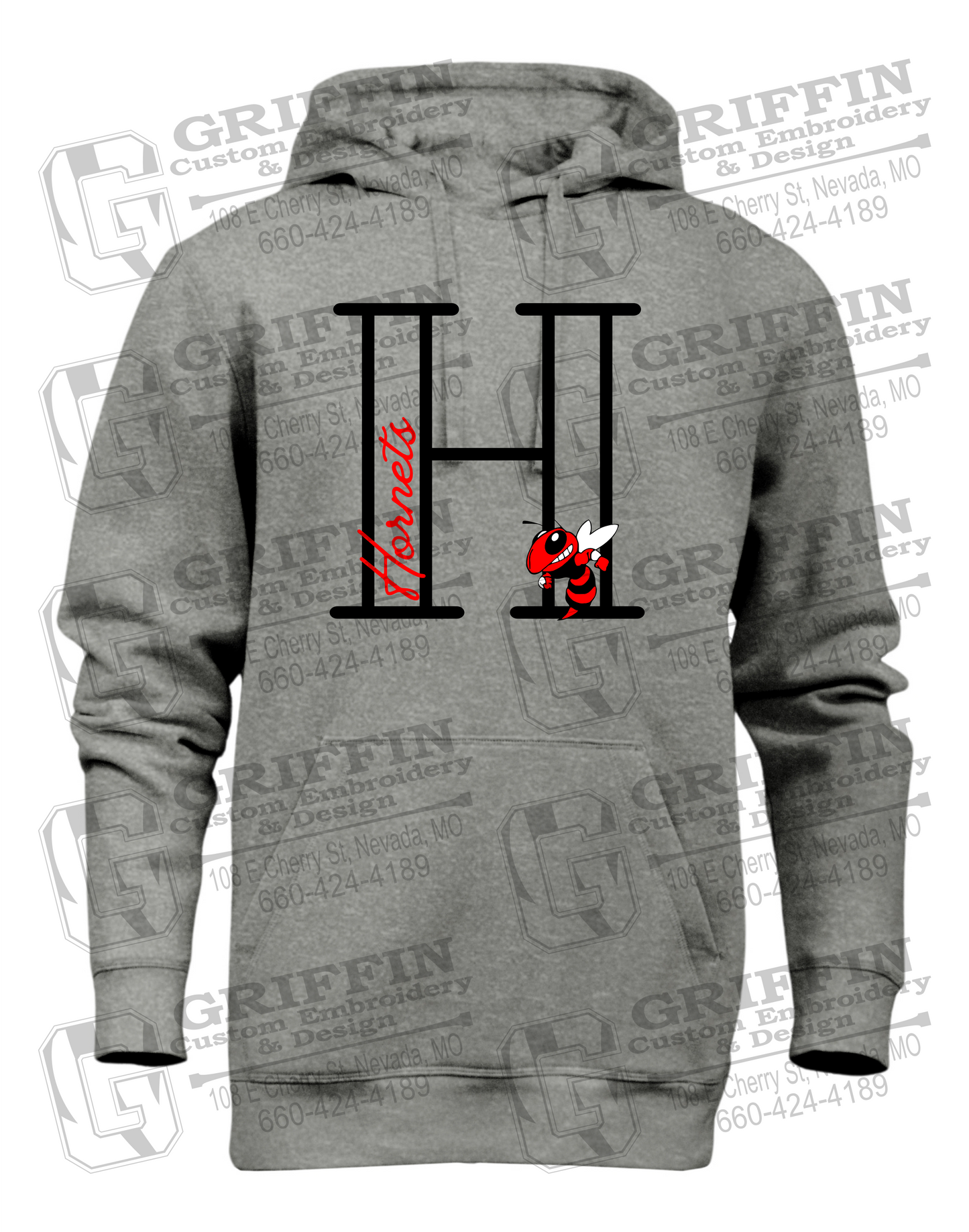 Heavyweight Fleece Hoodie - Hume Hornets 24-A