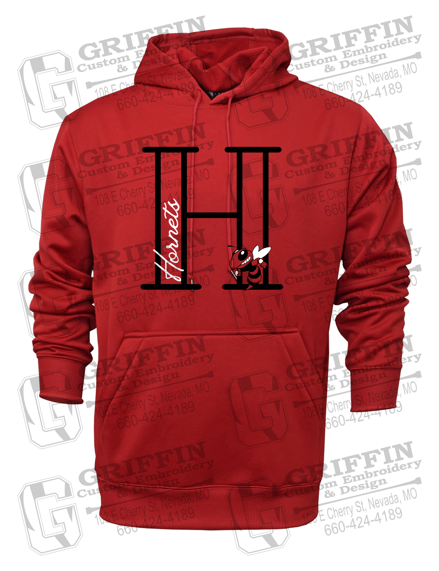 Performance Fleece Hoodie - Hume Hornets 24-A