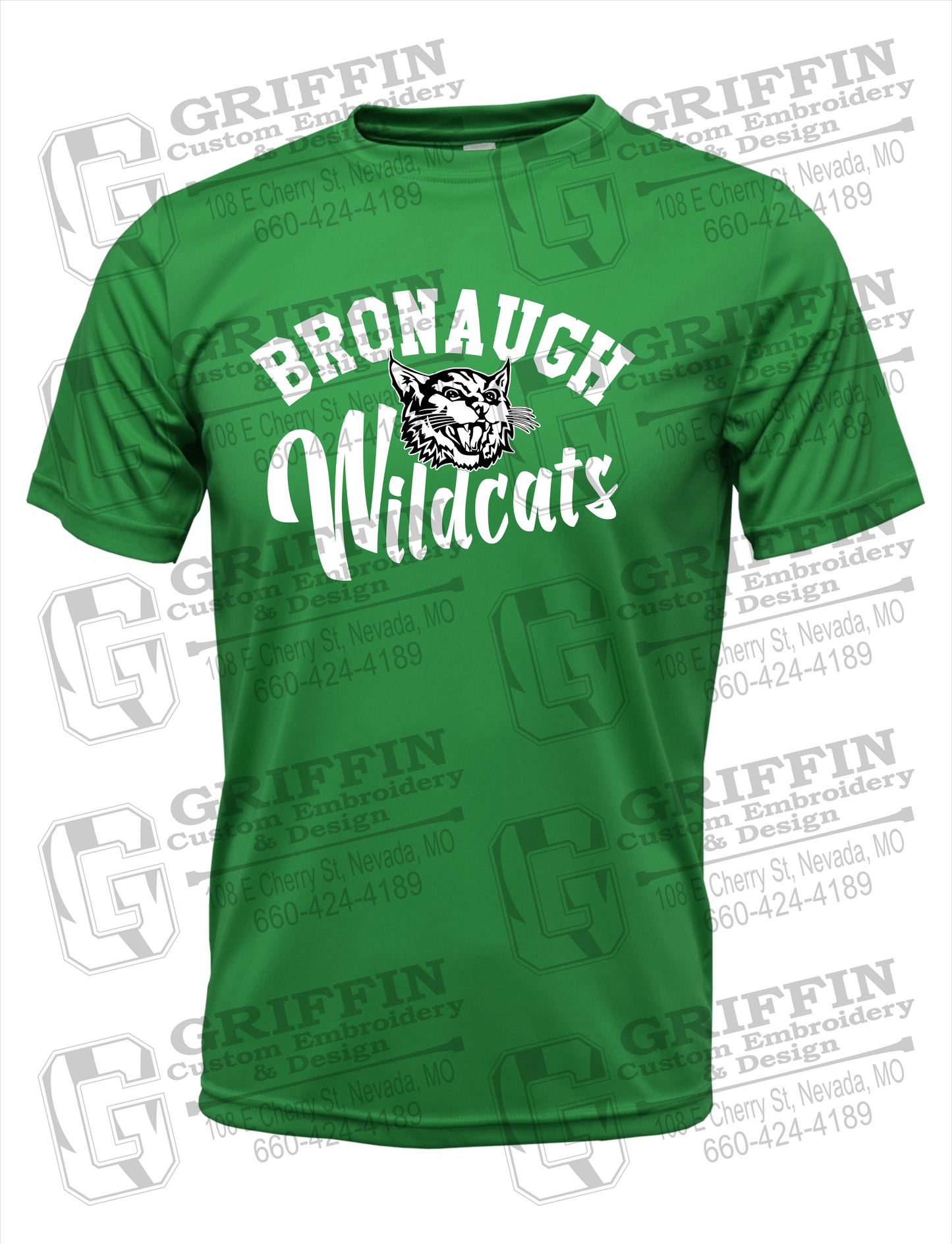 Bronaugh Wildcats 24-A Dry-Fit T-Shirt
