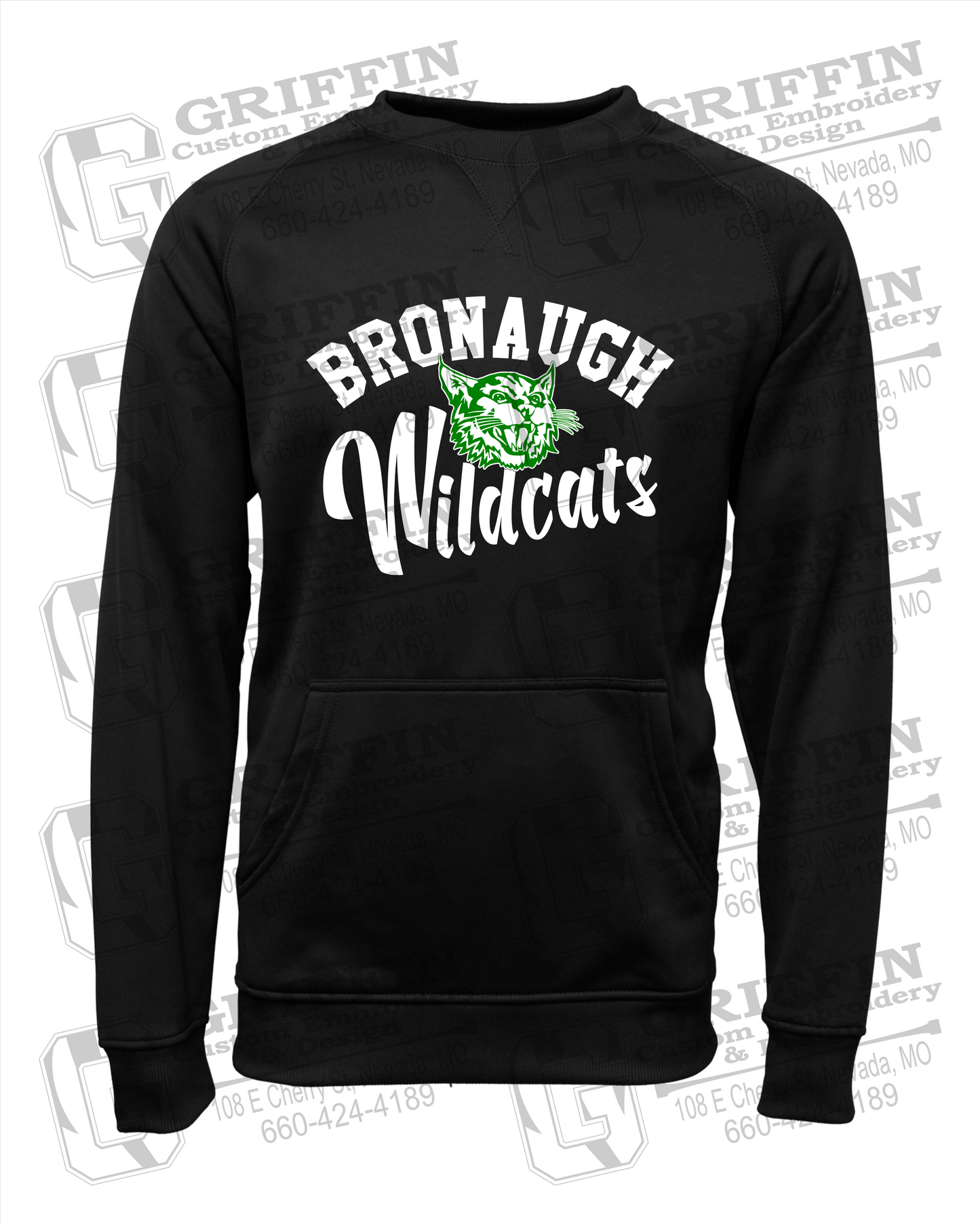 Bronaugh Wildcats 24-A Youth Sweatshirt