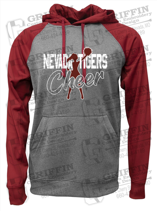 Nevada Tigers 24-A Youth Raglan Hoodie - Cheer