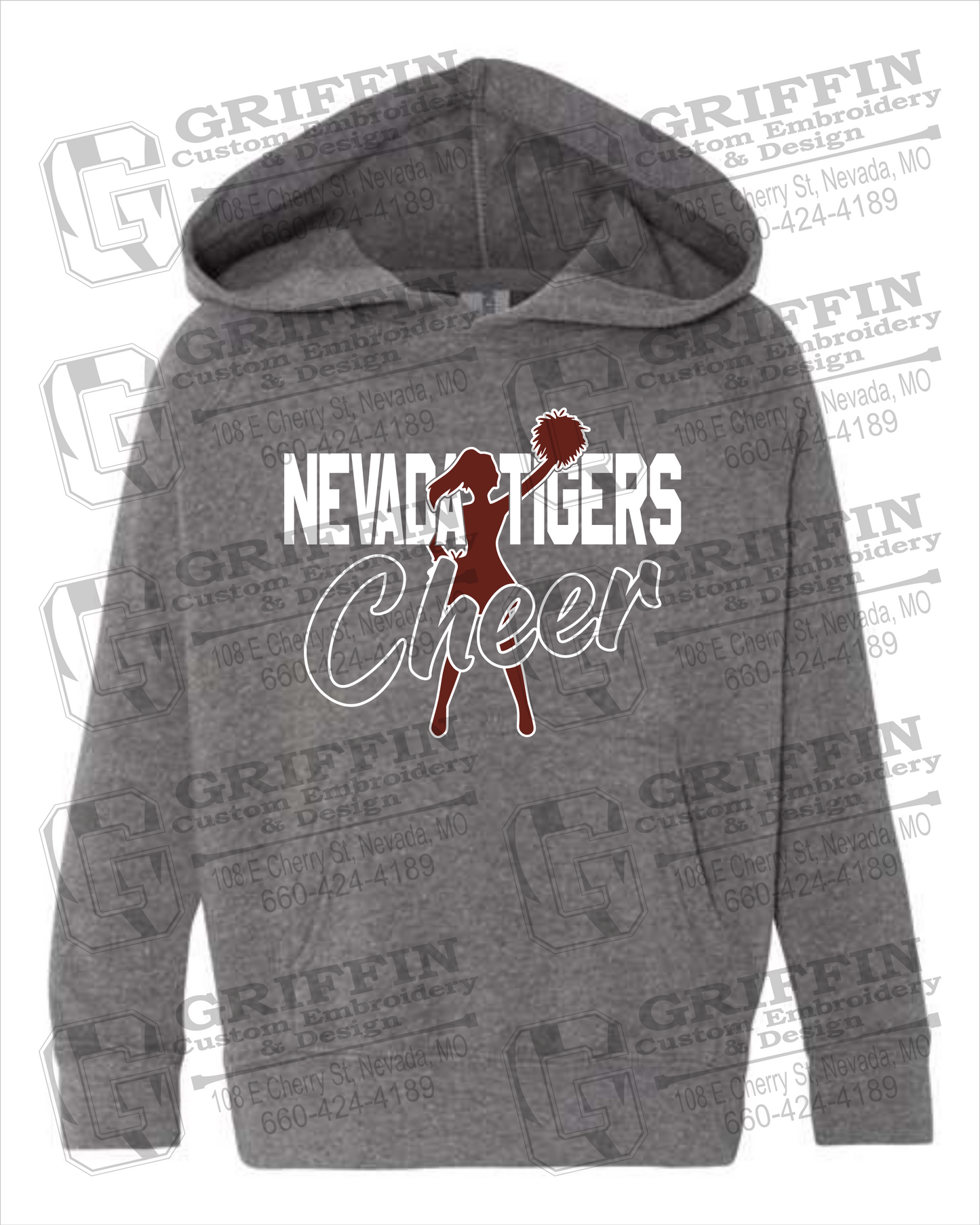 Nevada Tigers 24-A Toddler Hoodie - Cheer