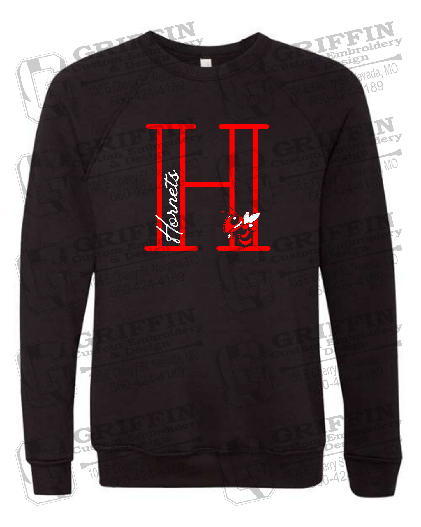 Sponge Fleece Sweatshirt - Hume Hornets 24-A