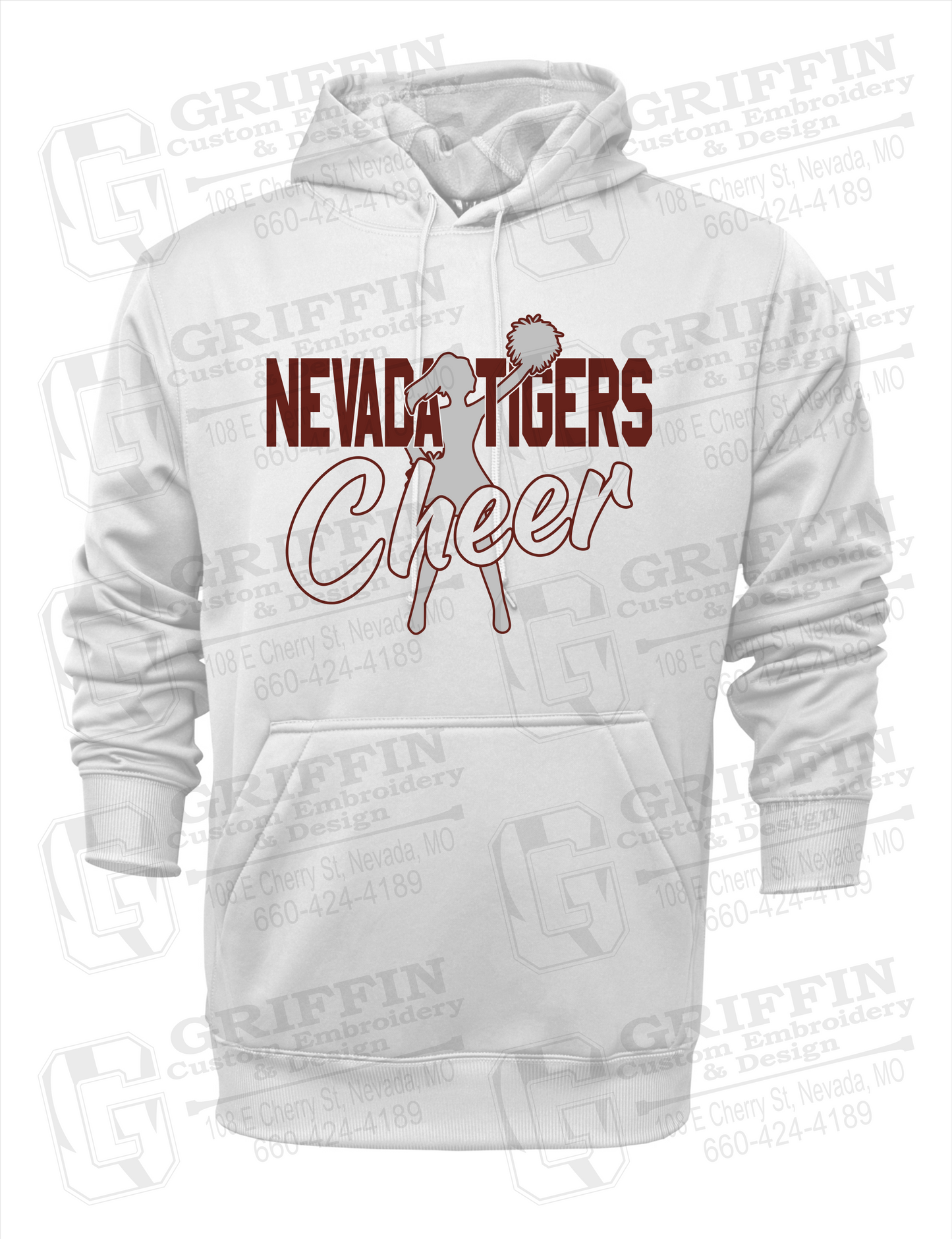 Nevada Tigers 24-A Hoodie - Cheer