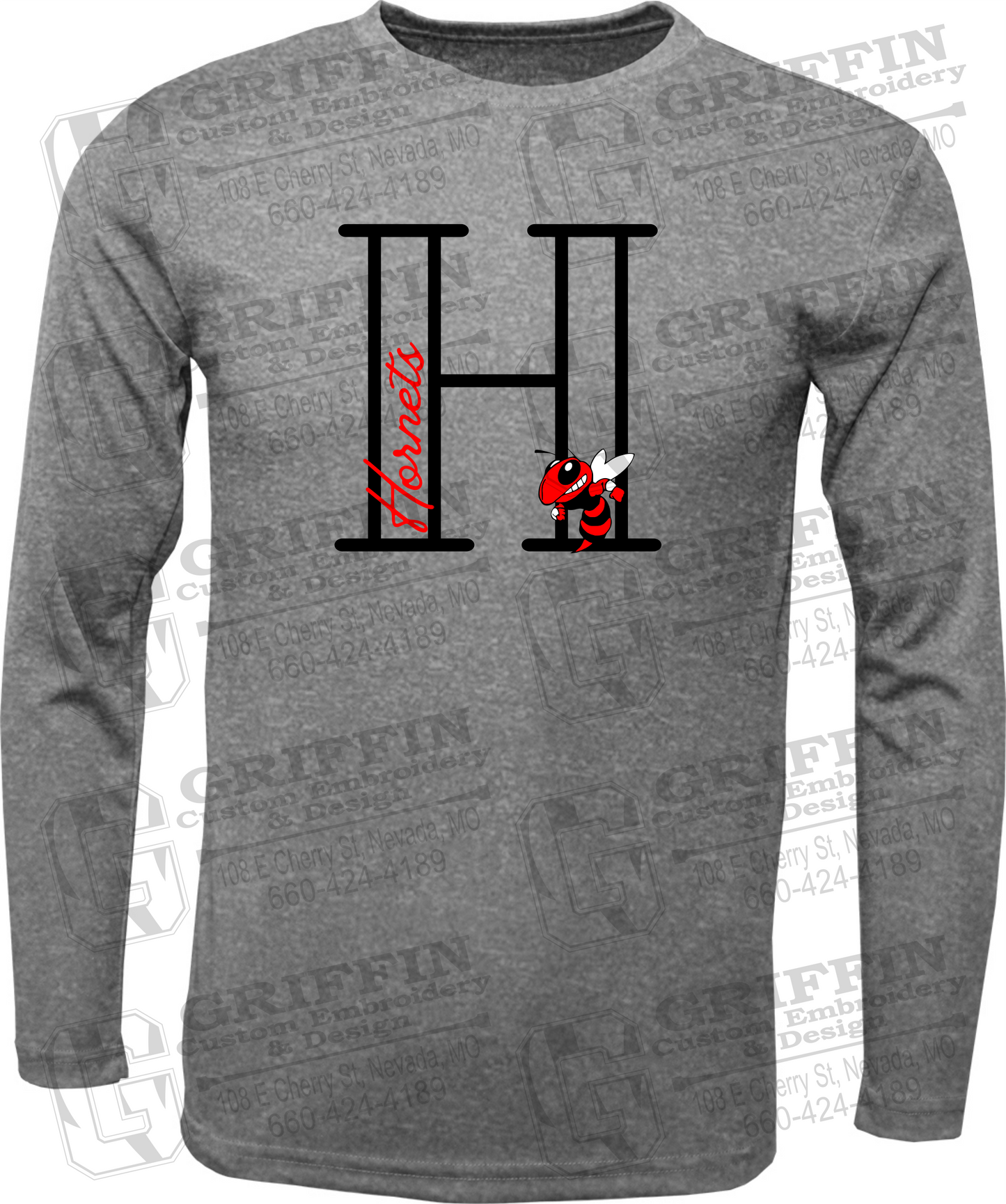 Dry-Fit Long Sleeve T-Shirt - Hume Hornets 24-A