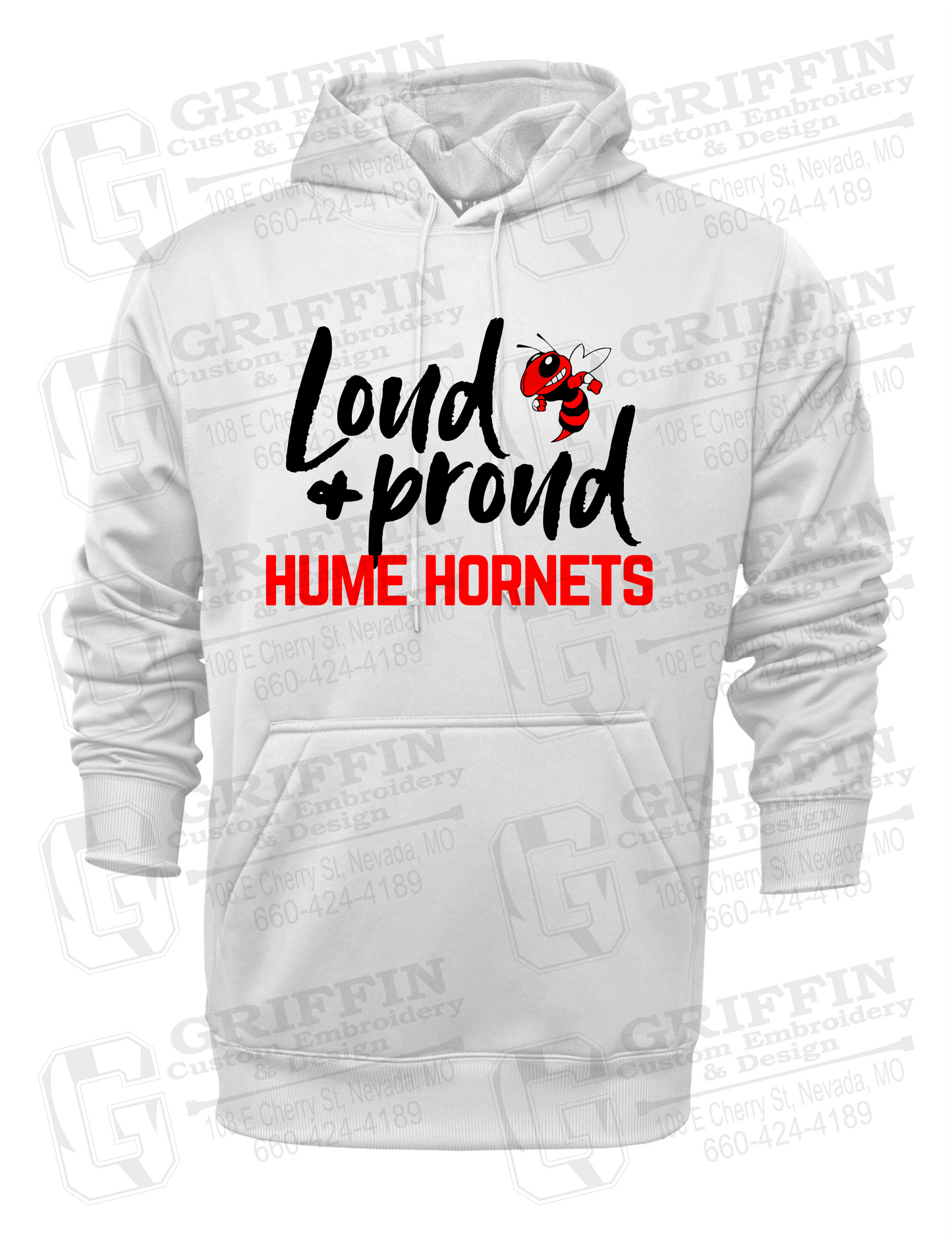 Performance Fleece Hoodie - Hume Hornets 24-B