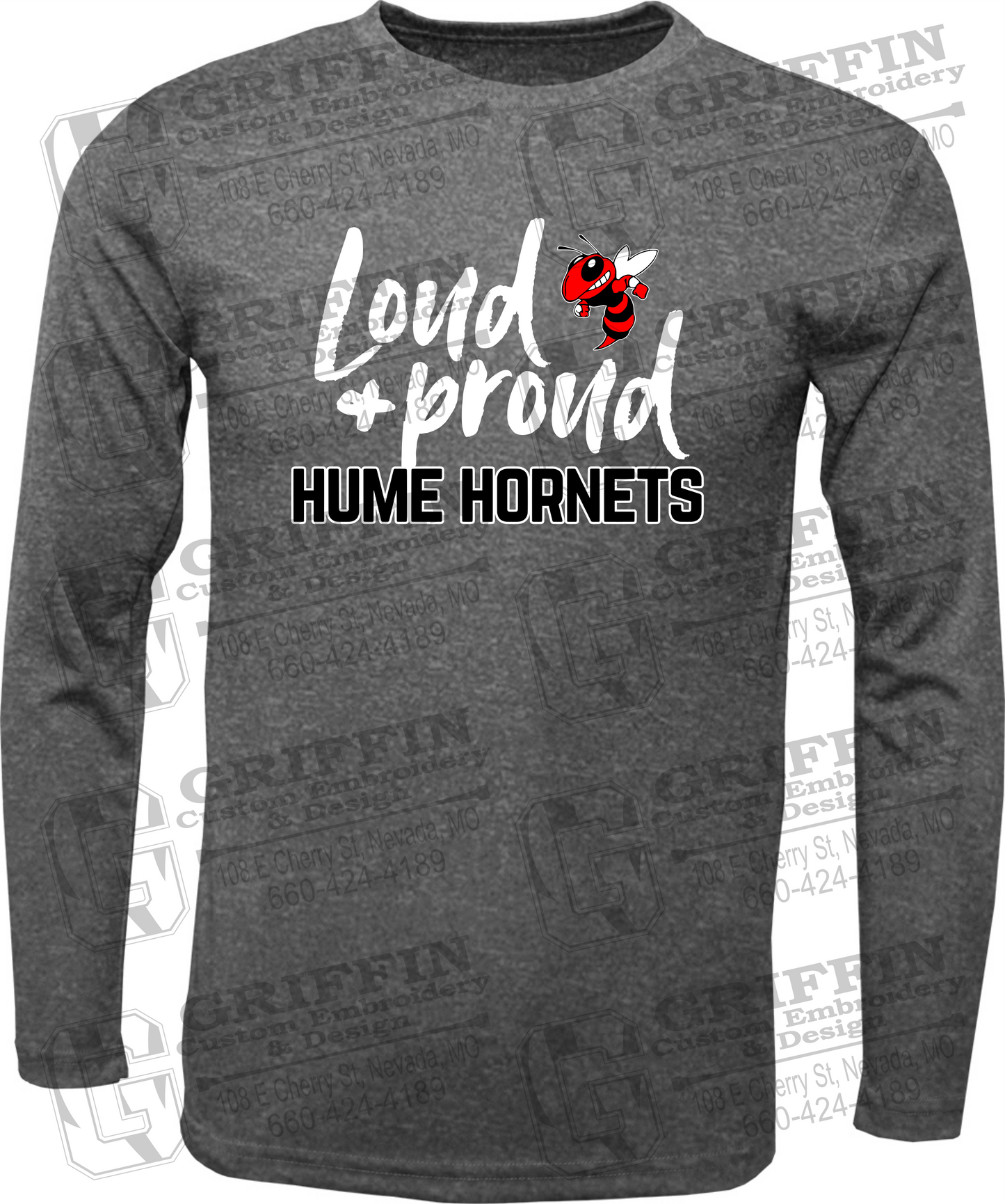 Dry-Fit Long Sleeve T-Shirt - Hume Hornets 24-B