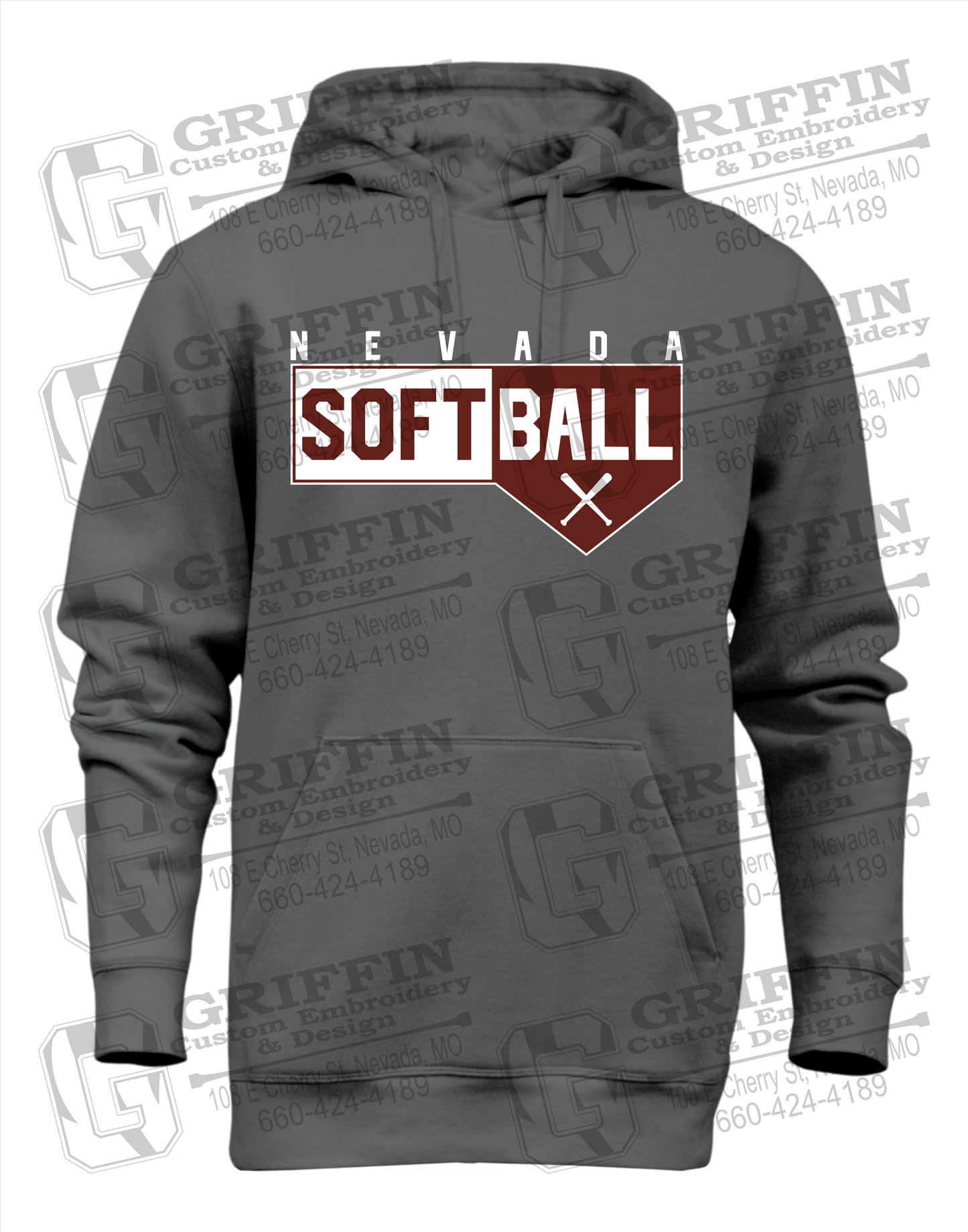 Nevada Tigers 24-B Heavyweight Hoodie - Softball