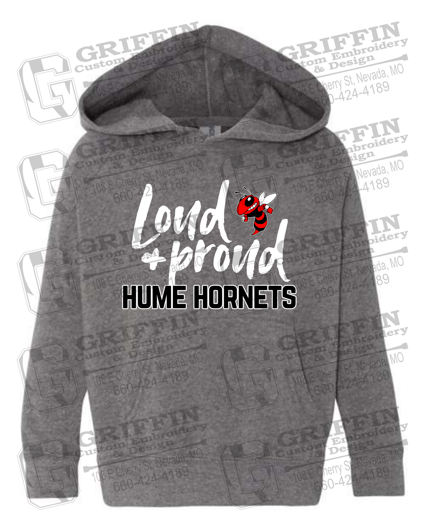 Toddler Hoodie - Hume Hornets 24-B