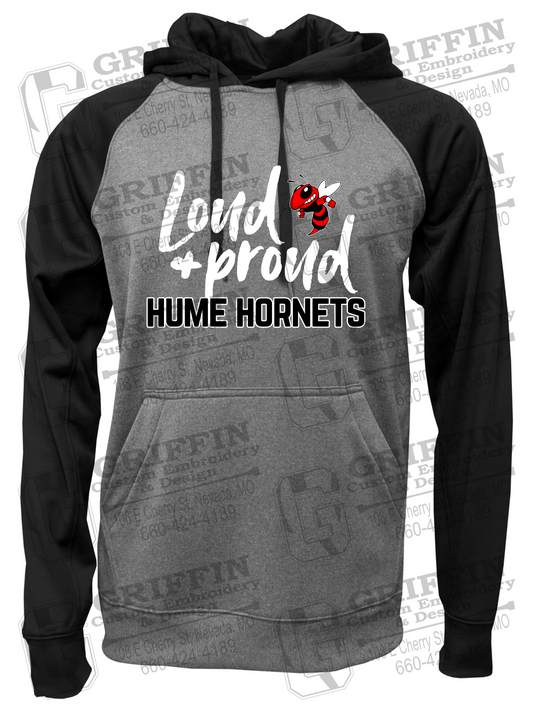 Performance Fleece Raglan Hoodie - Hume Hornets 24-B