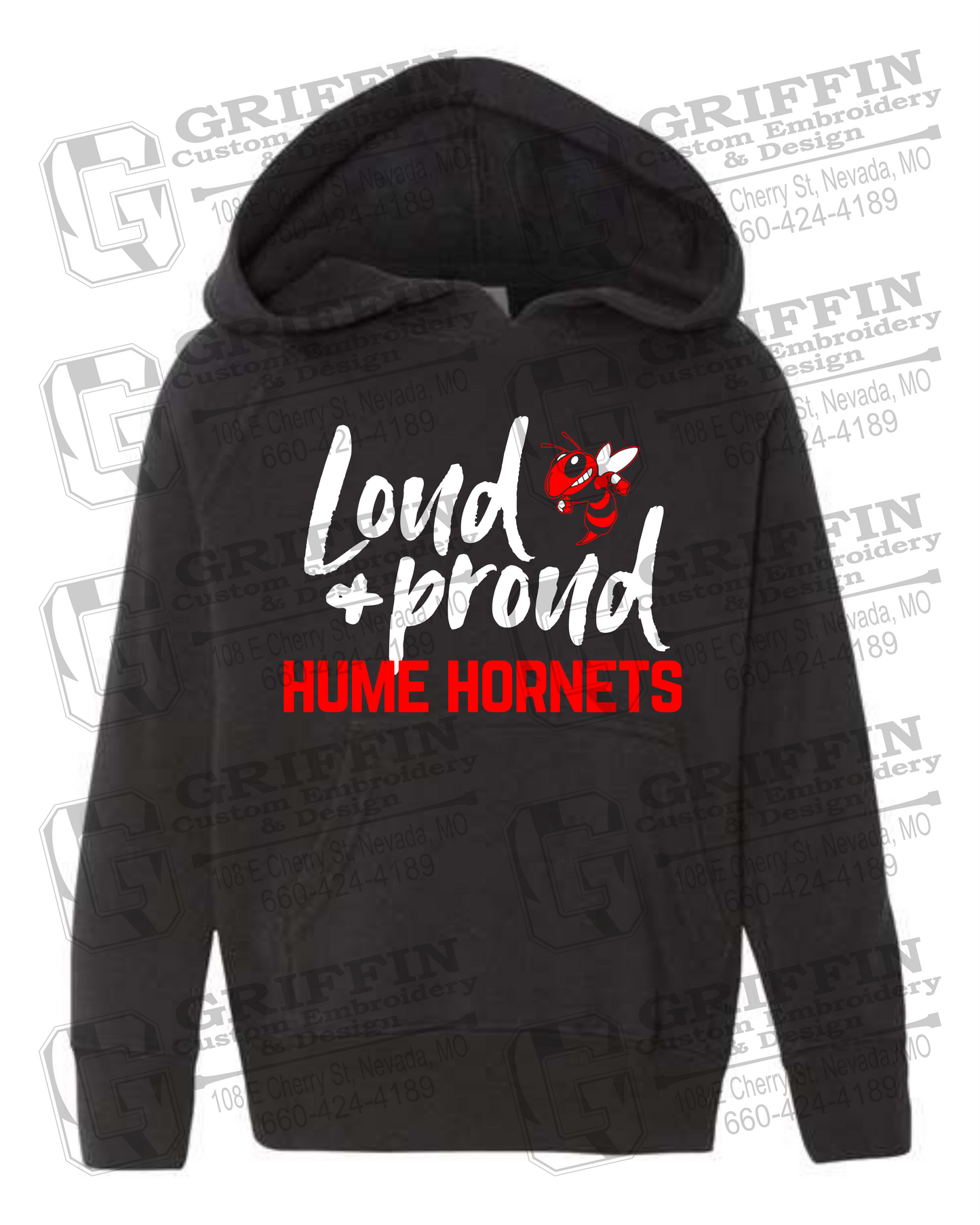 Toddler Hoodie - Hume Hornets 24-B