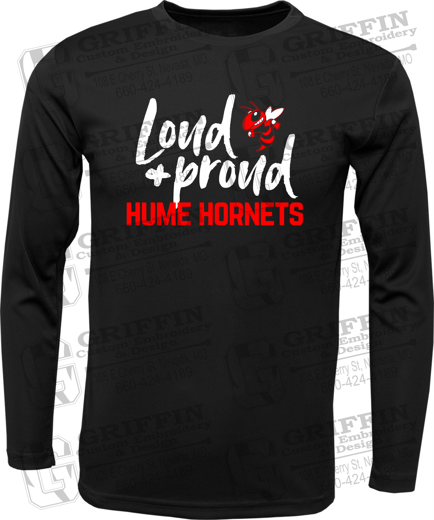 Dry-Fit Long Sleeve T-Shirt - Hume Hornets 24-B