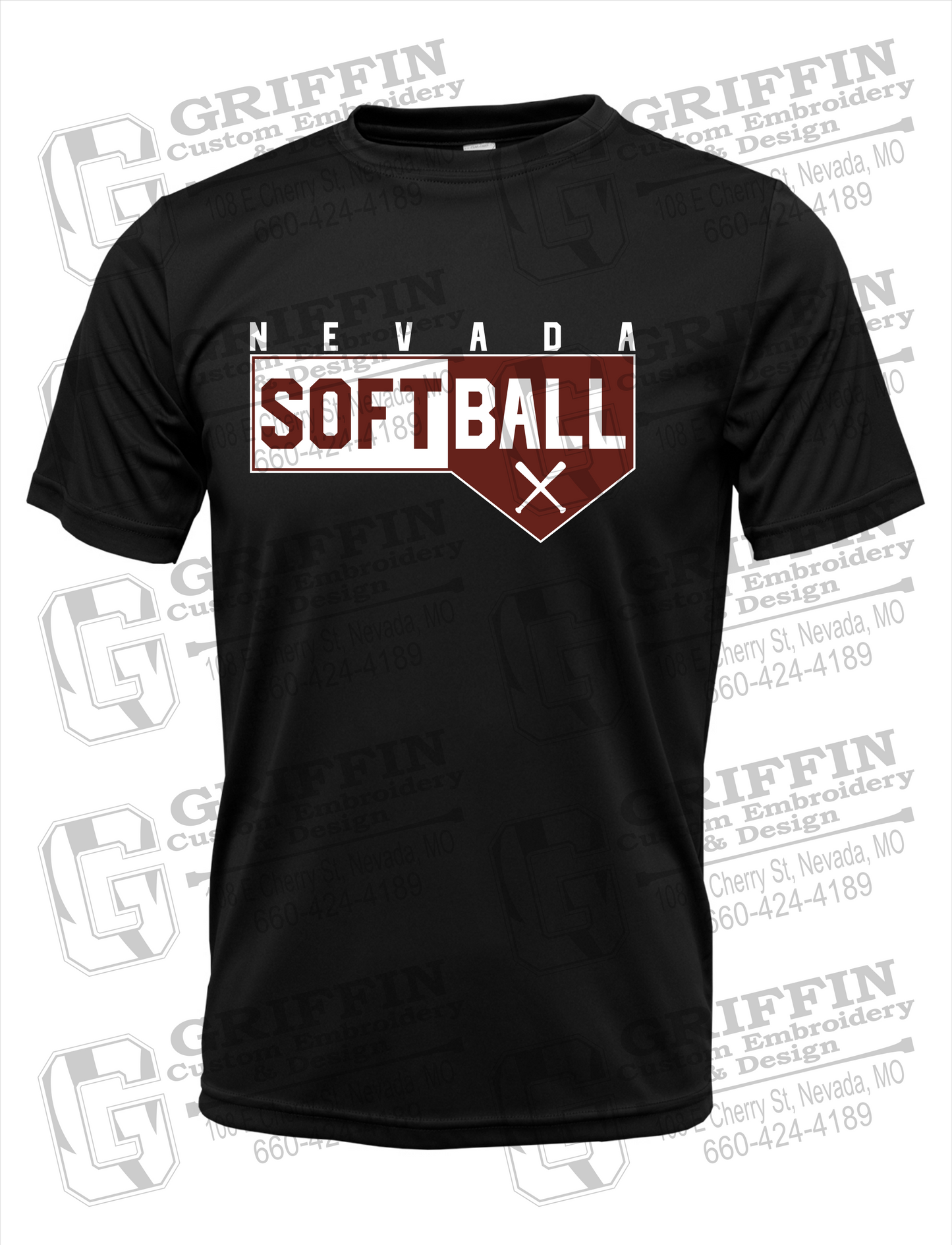 Nevada Tigers 24-B Dry-Fit T-Shirt - Softball