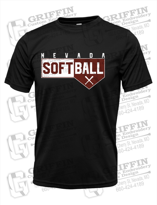 Nevada Tigers 24-B Dry-Fit T-Shirt - Softball