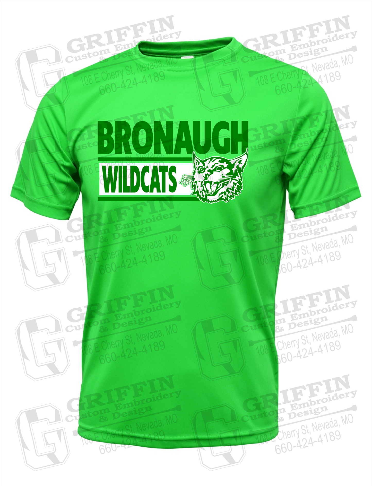 Bronaugh Wildcats 24-B Dry-Fit T-Shirt
