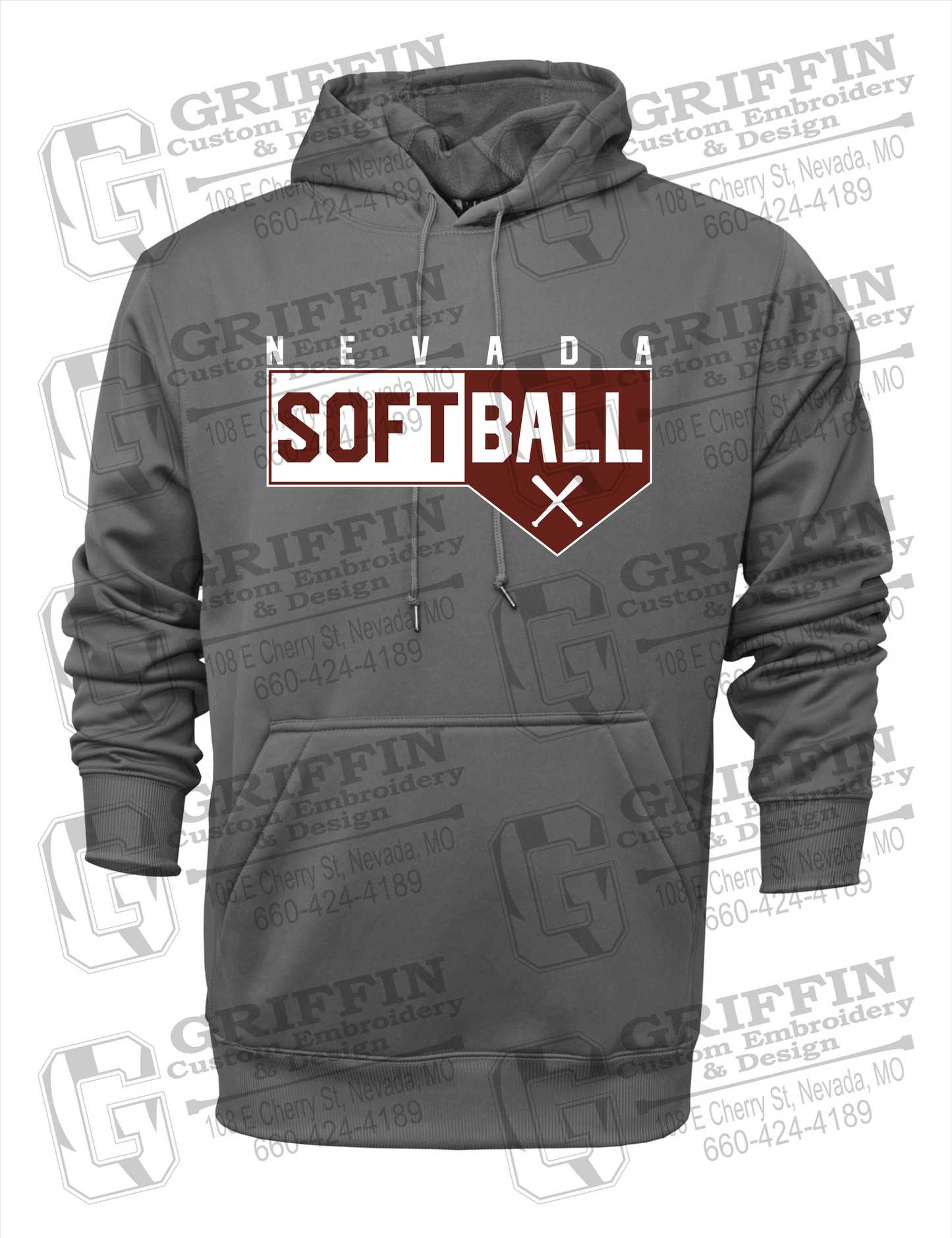 Nevada Tigers 24-B Hoodie - Softball