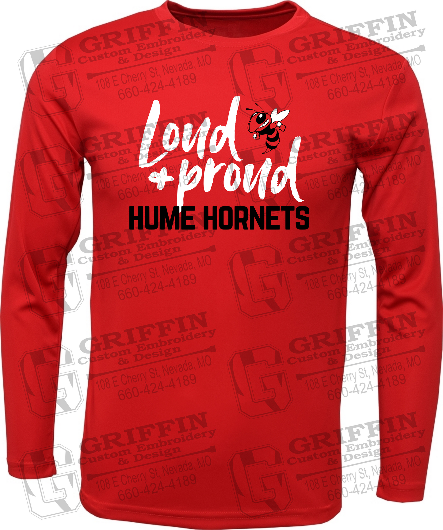 Dry-Fit Long Sleeve T-Shirt - Hume Hornets 24-B