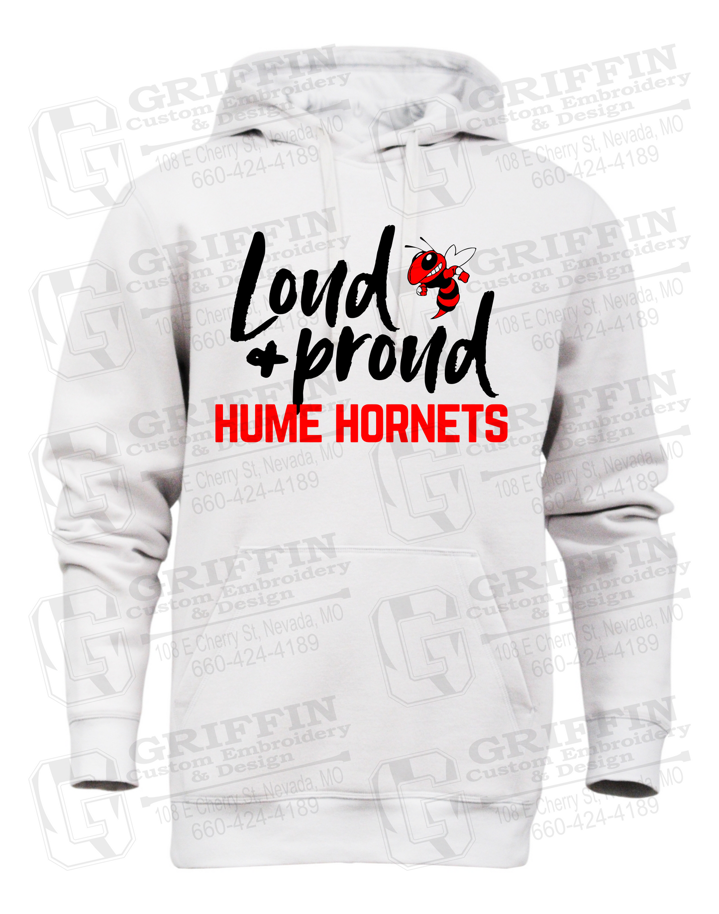 Heavyweight Fleece Hoodie - Hume Hornets 24-B