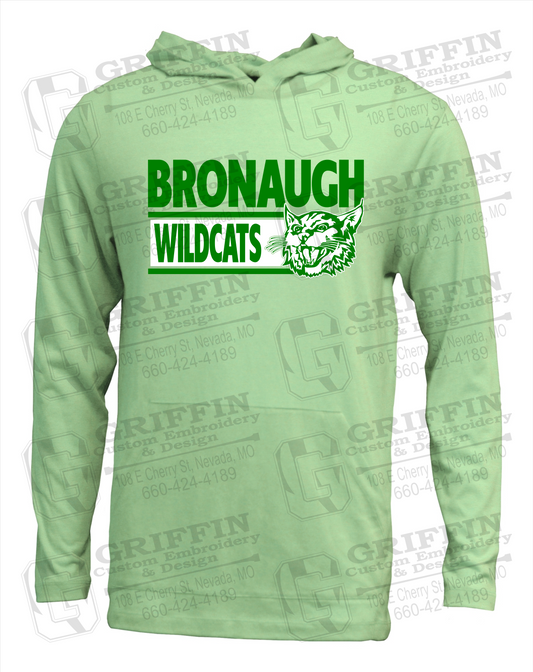 Soft-Tek T-Shirt Hoodie - Bronaugh Wildcats 24-B