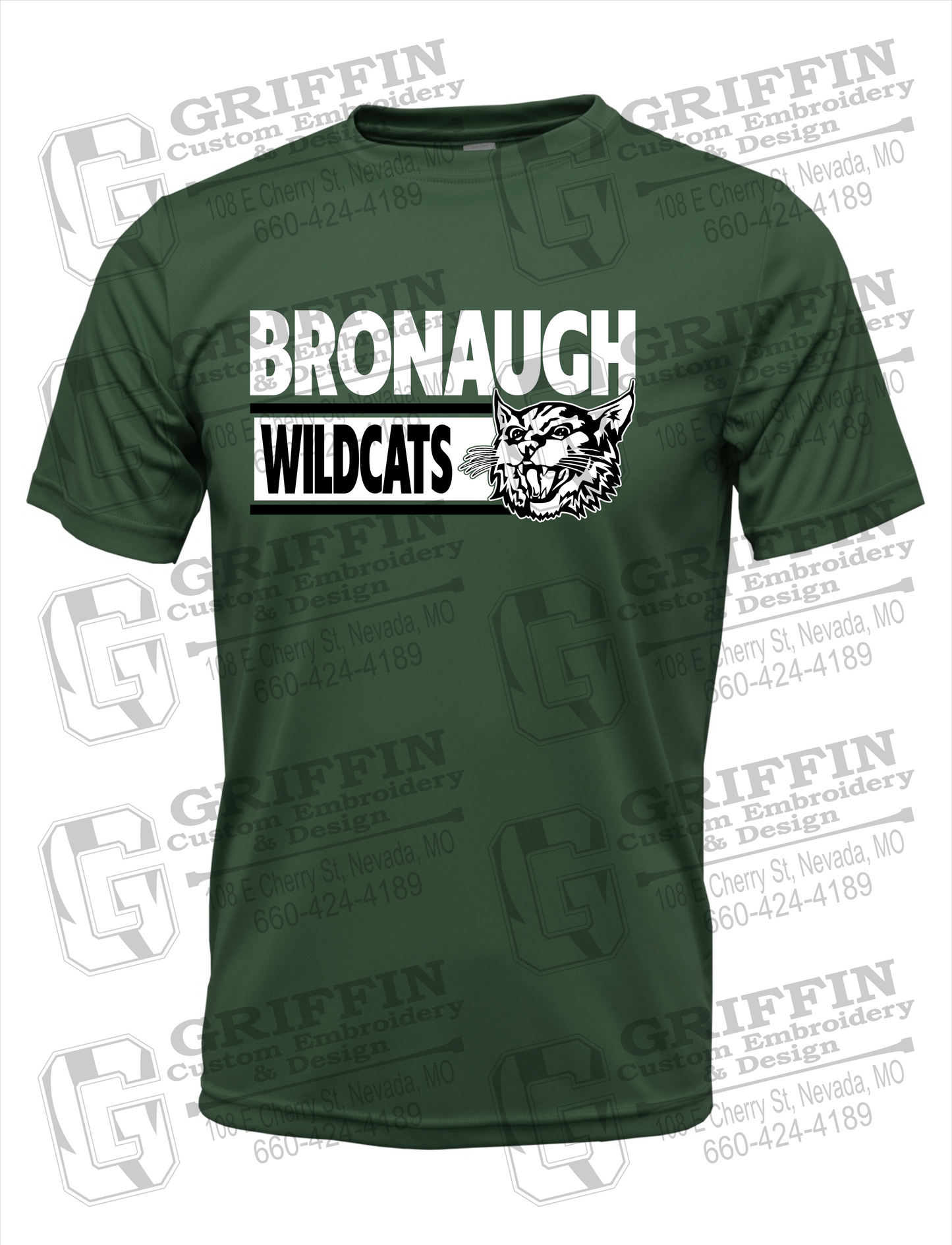 Bronaugh Wildcats 24-B Dry-Fit T-Shirt