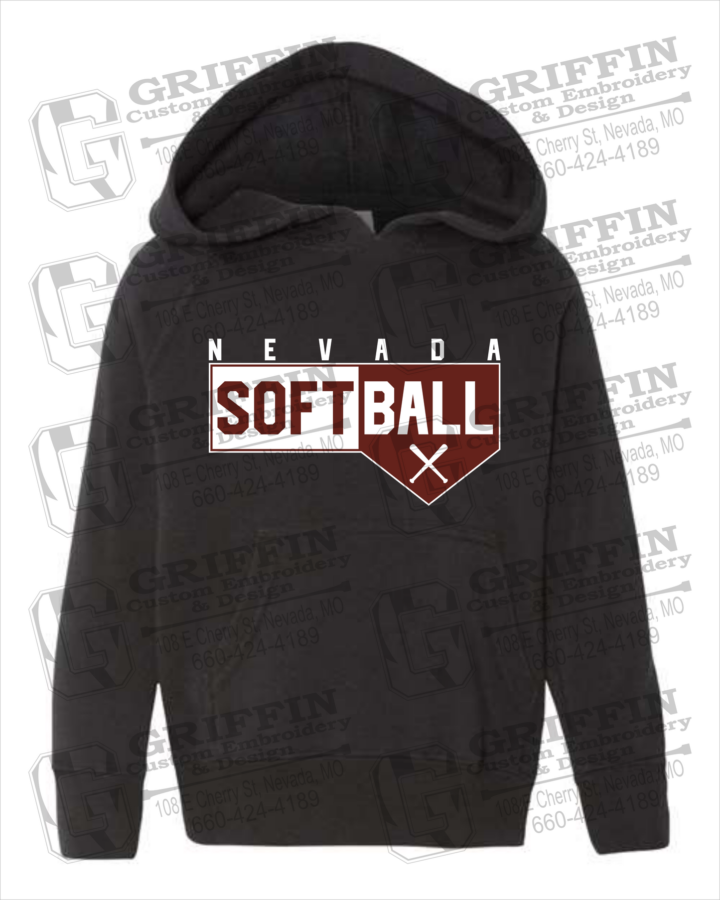 Toddler Hoodie - Softball - Nevada Tigers 24-B