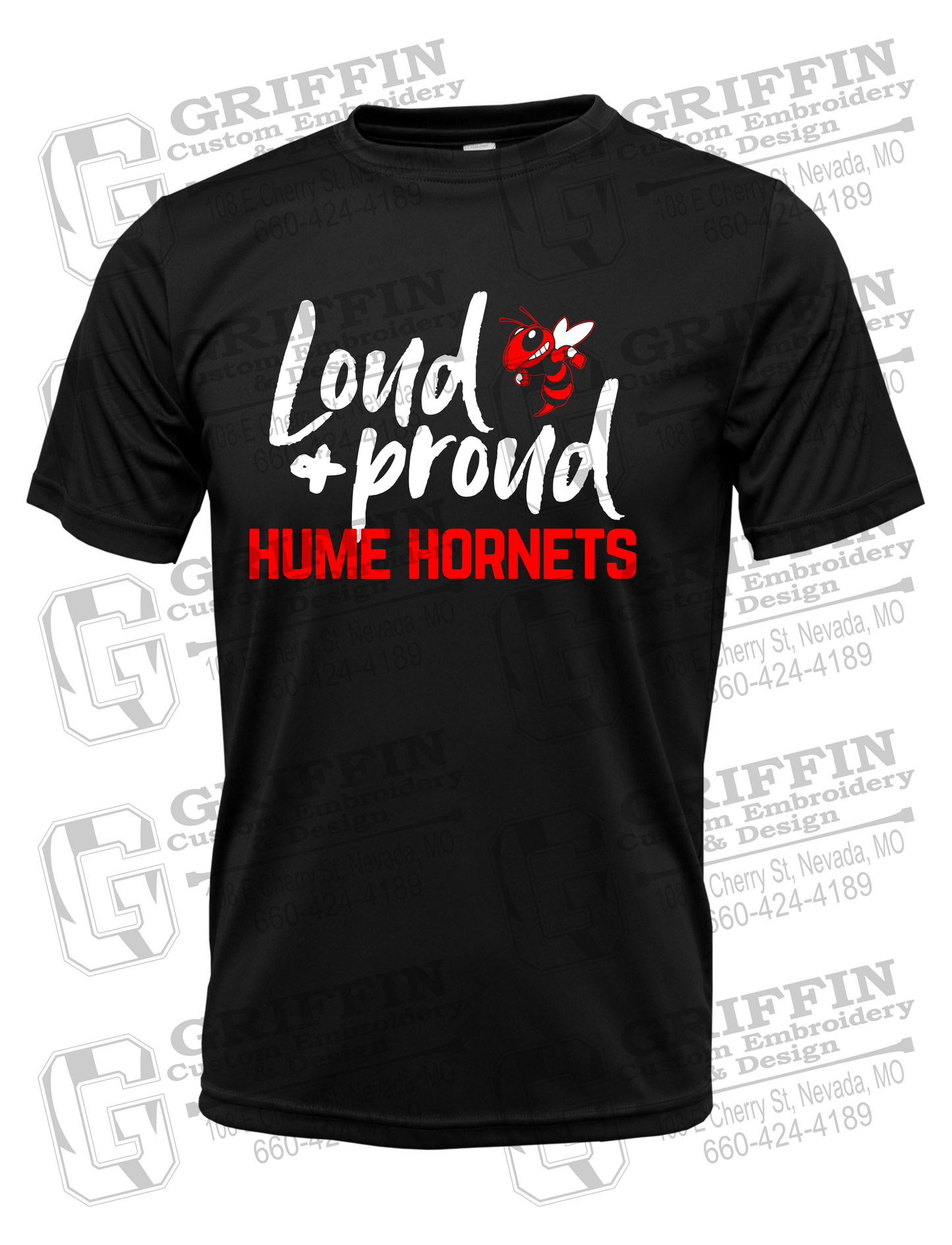 Dry-Fit Short Sleeve T-Shirt - Hume Hornets 24-B