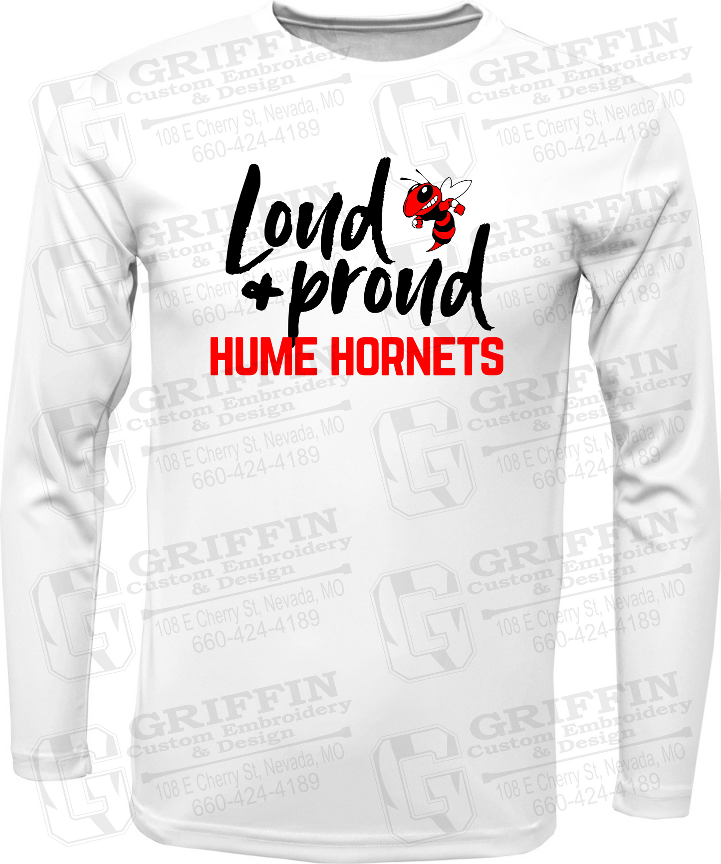 Toddler Dry-Fit Long Sleeve T-Shirt - Hume Hornets 24-B