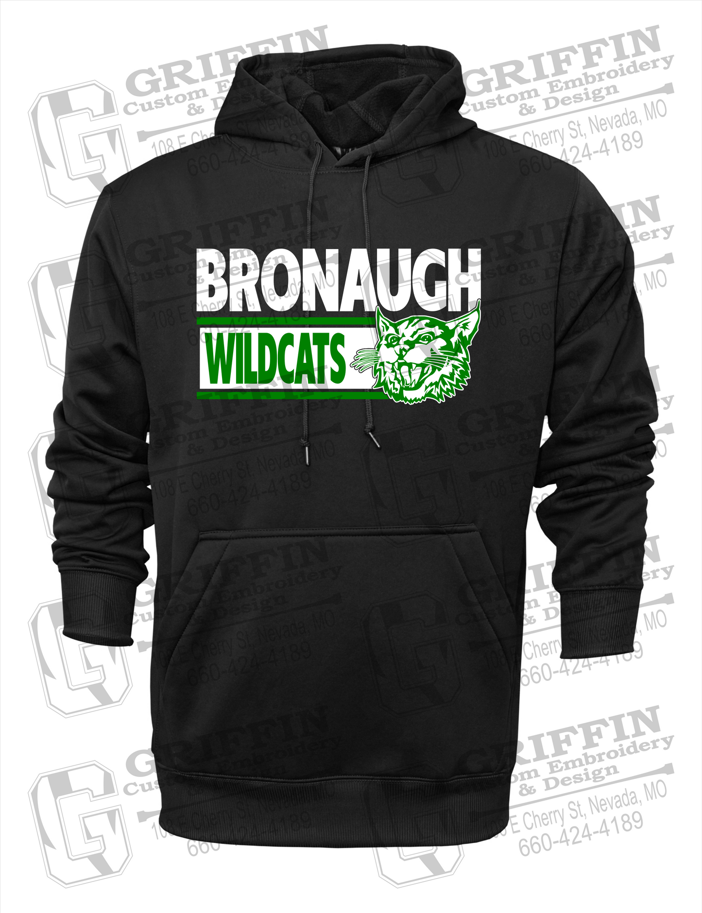 Bronaugh Wildcats 24-B Hoodie