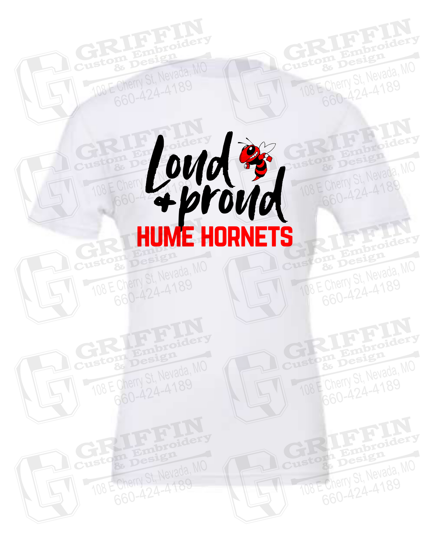 Cotton Short Sleeve T-Shirt - Hume Hornets 24-B