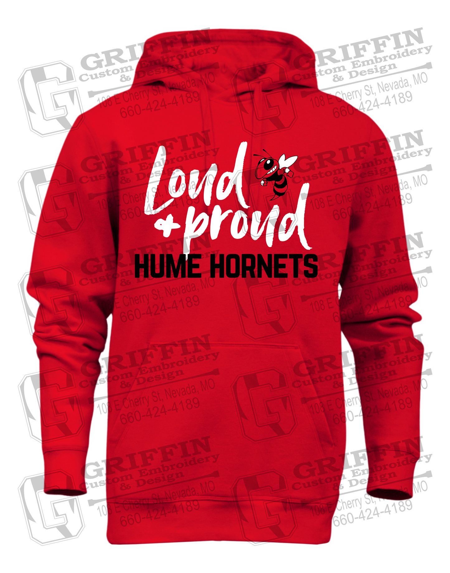 Heavyweight Fleece Hoodie - Hume Hornets 24-B