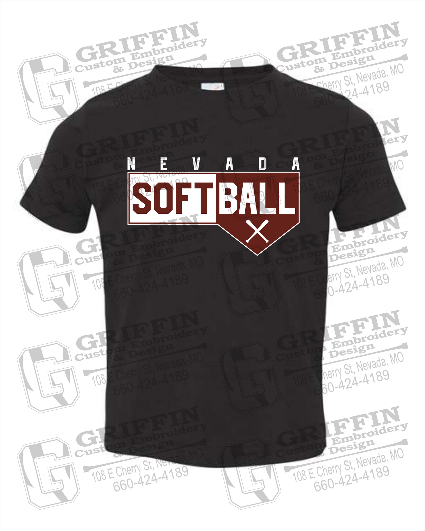 Nevada Tigers 24-B Toddler/Infant T-Shirt - Softball