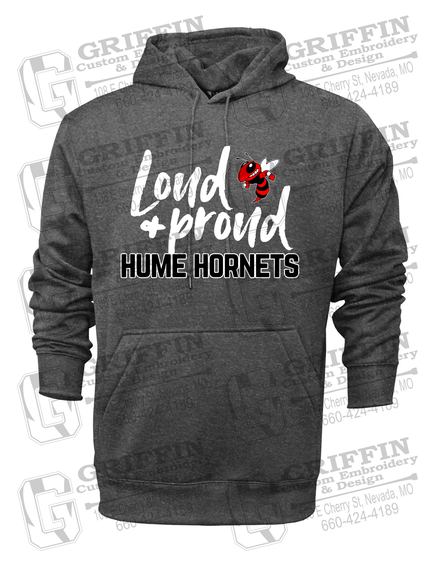 Performance Fleece Hoodie - Hume Hornets 24-B