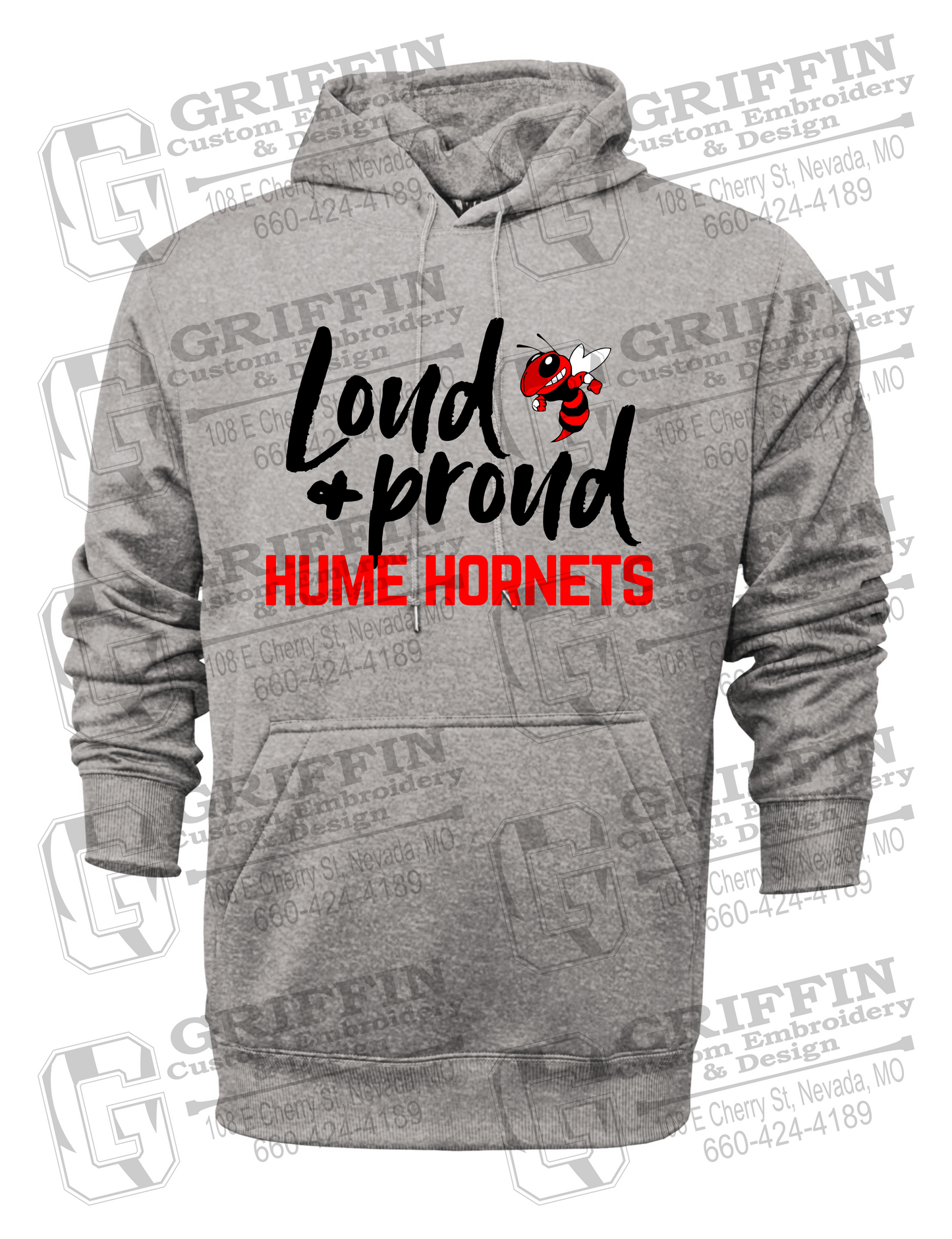 Performance Fleece Hoodie - Hume Hornets 24-B