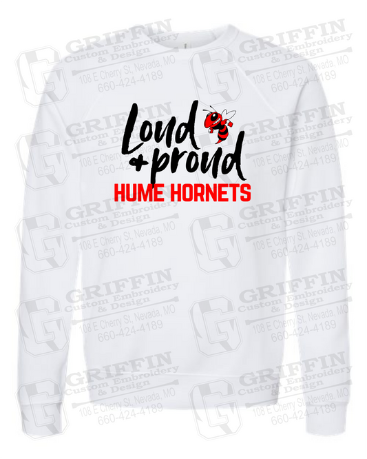 Sponge Fleece Sweatshirt - Hume Hornets 24-B