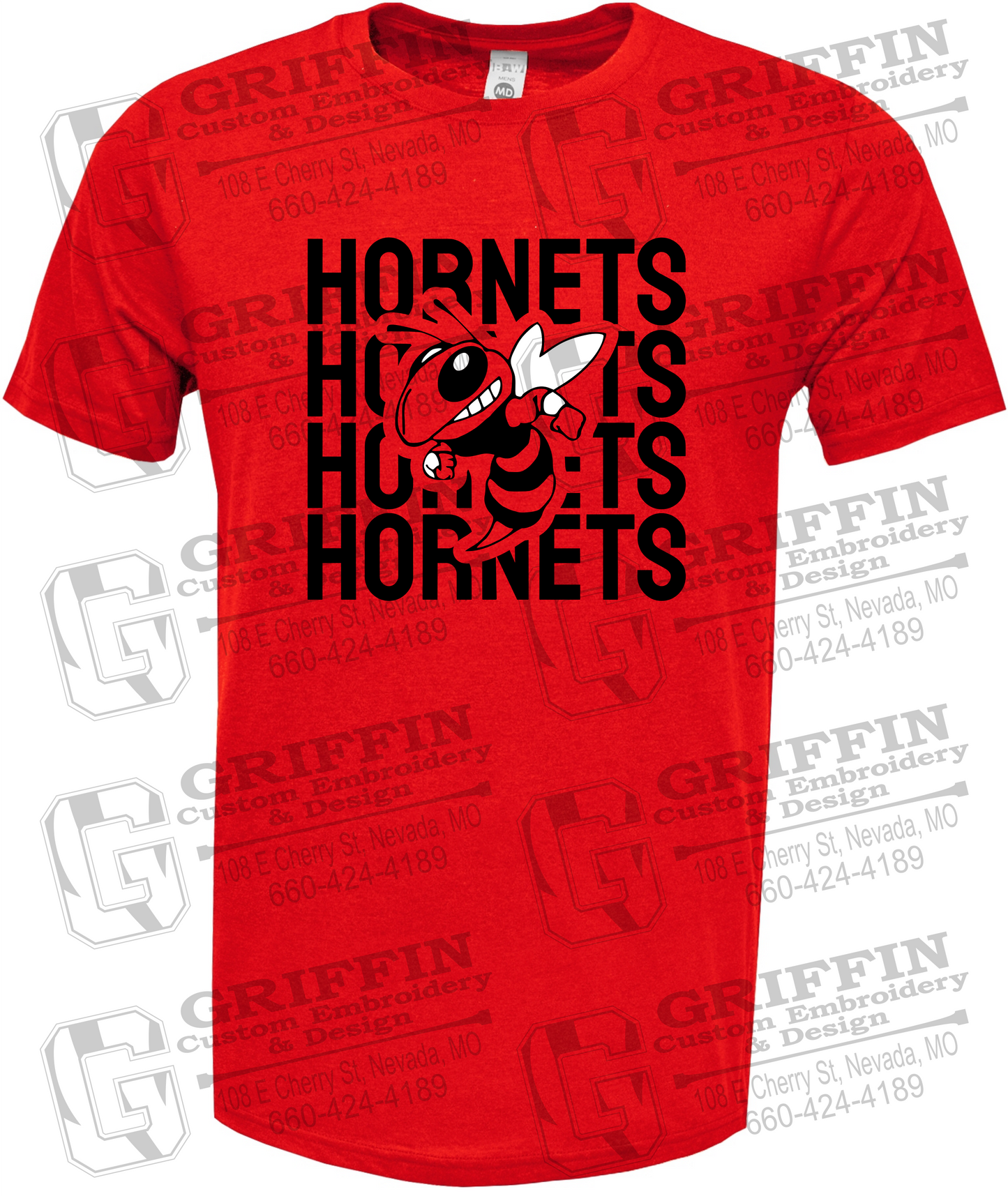 Soft-Tek Short Sleeve T-Shirt - Hume Hornets 24-C