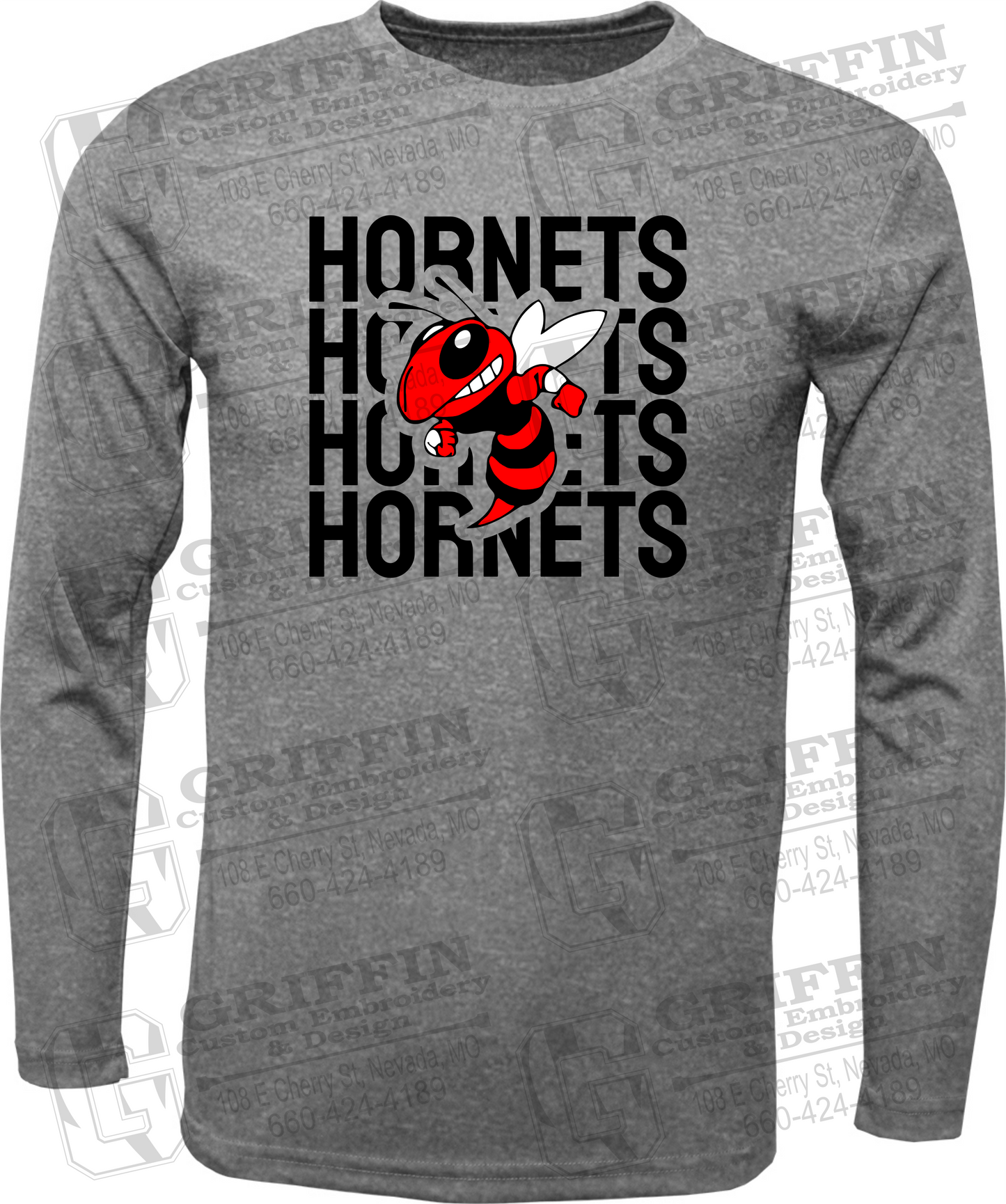 Dry-Fit Long Sleeve T-Shirt - Hume Hornets 24-C