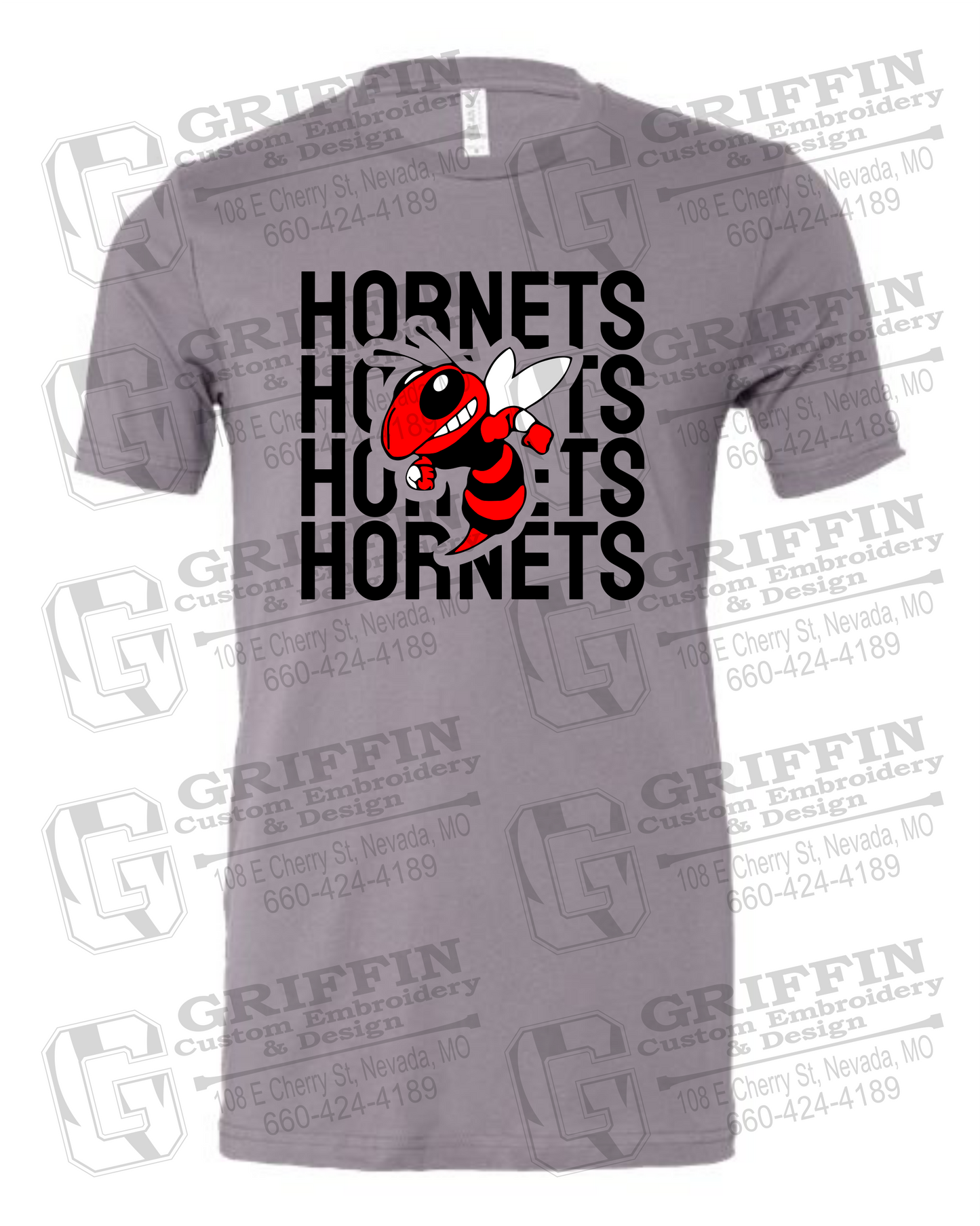 Cotton Short Sleeve T-Shirt - Hume Hornets 24-C